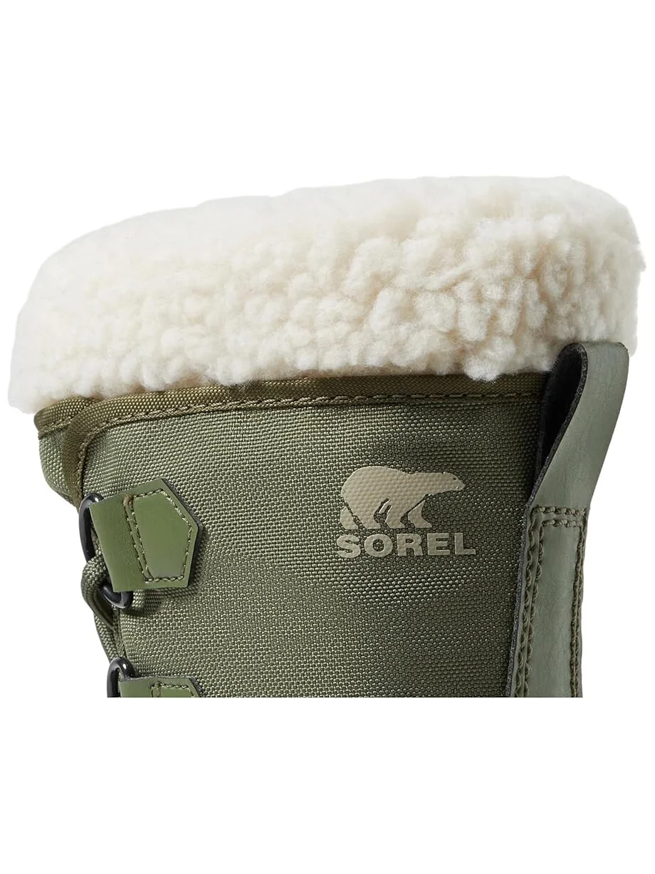 Ботинки SOREL Kids Yoot Pac Nylon WP — изображение 6 из 6, зеленый