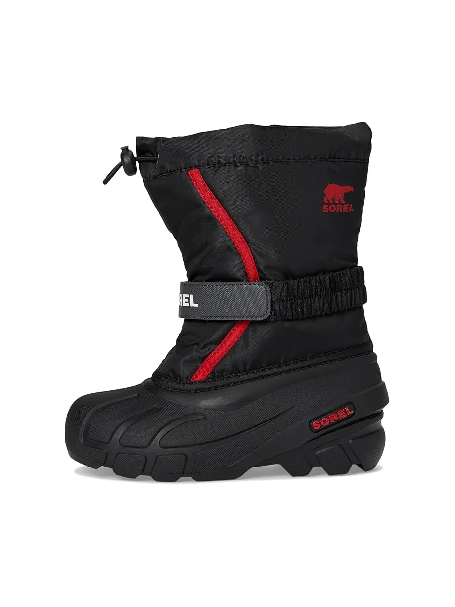 Ботинки SOREL Kids Flurry — изображение 4 из 7, черный/яркий красный