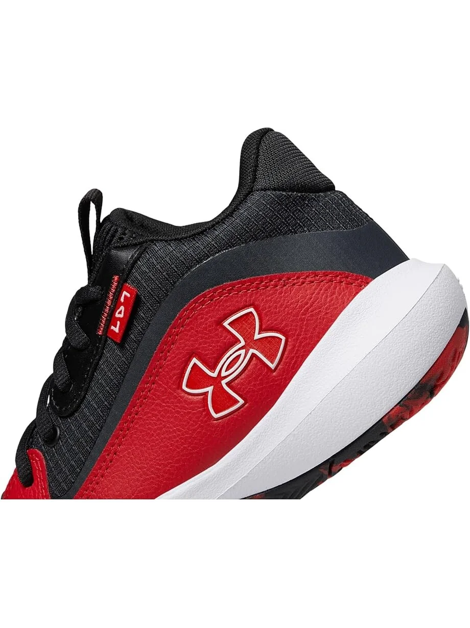 Кроссовки Under Armour Kids Grade School Lockdown 7 — изображение 5 из 6, красный/черный/белый