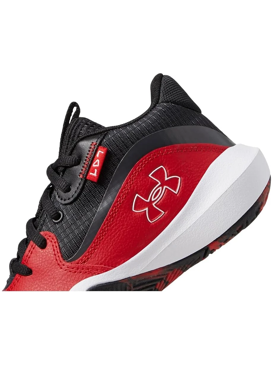 Кроссовки Under Armour Kids Pre School Lockdown 7 — изображение 5 из 6, красный/черный/белый