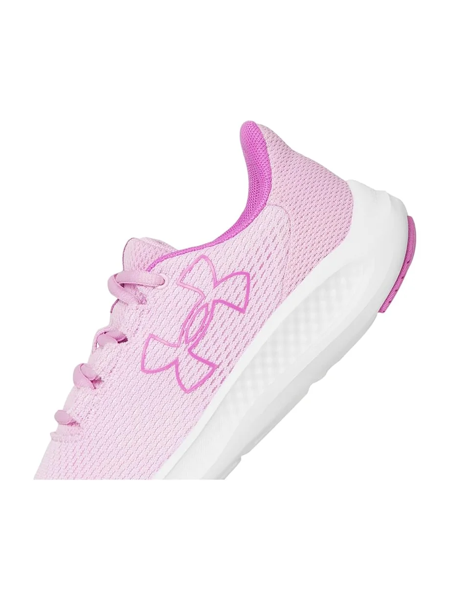 Детские кроссовки Under Armour Charged Pursuit 3 Big Logo Under Armour Kids — изображение 6 из 7, розовый