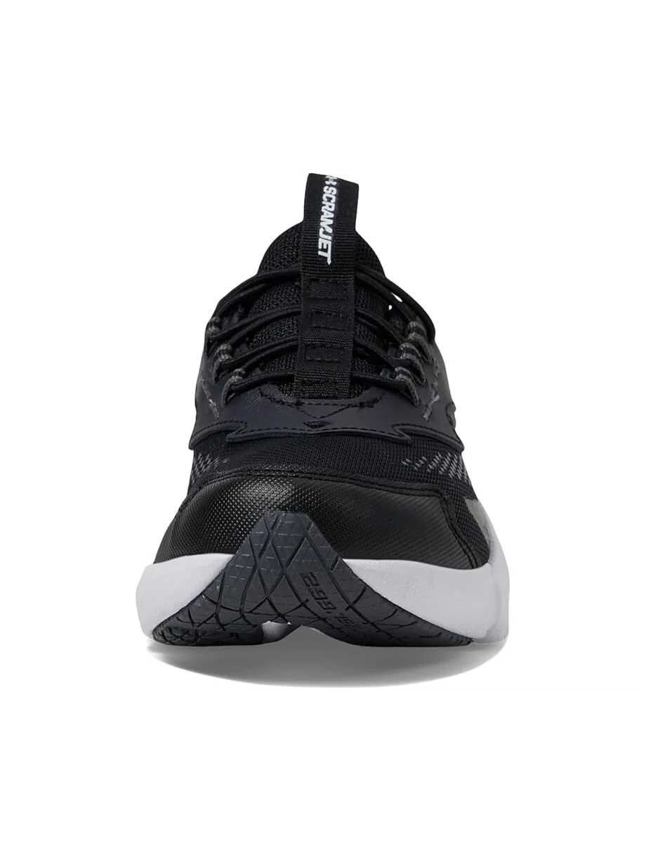 Кроссовки Under Armour Kids Pre School Scramjet 6 Alternate Lace — изображение 3 из 6, черный//белый