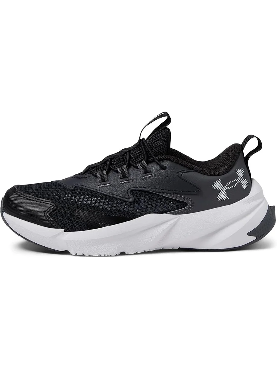 Кроссовки Under Armour Kids Pre School Scramjet 6 Alternate Lace — изображение 4 из 6, черный//белый