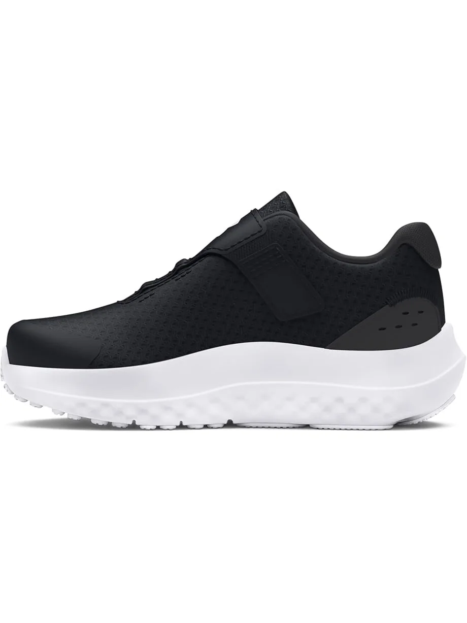 Кроссовки Under Armour Kids Infant Surge 4 Alternate Closure — изображение 4 из 5, черный//белый