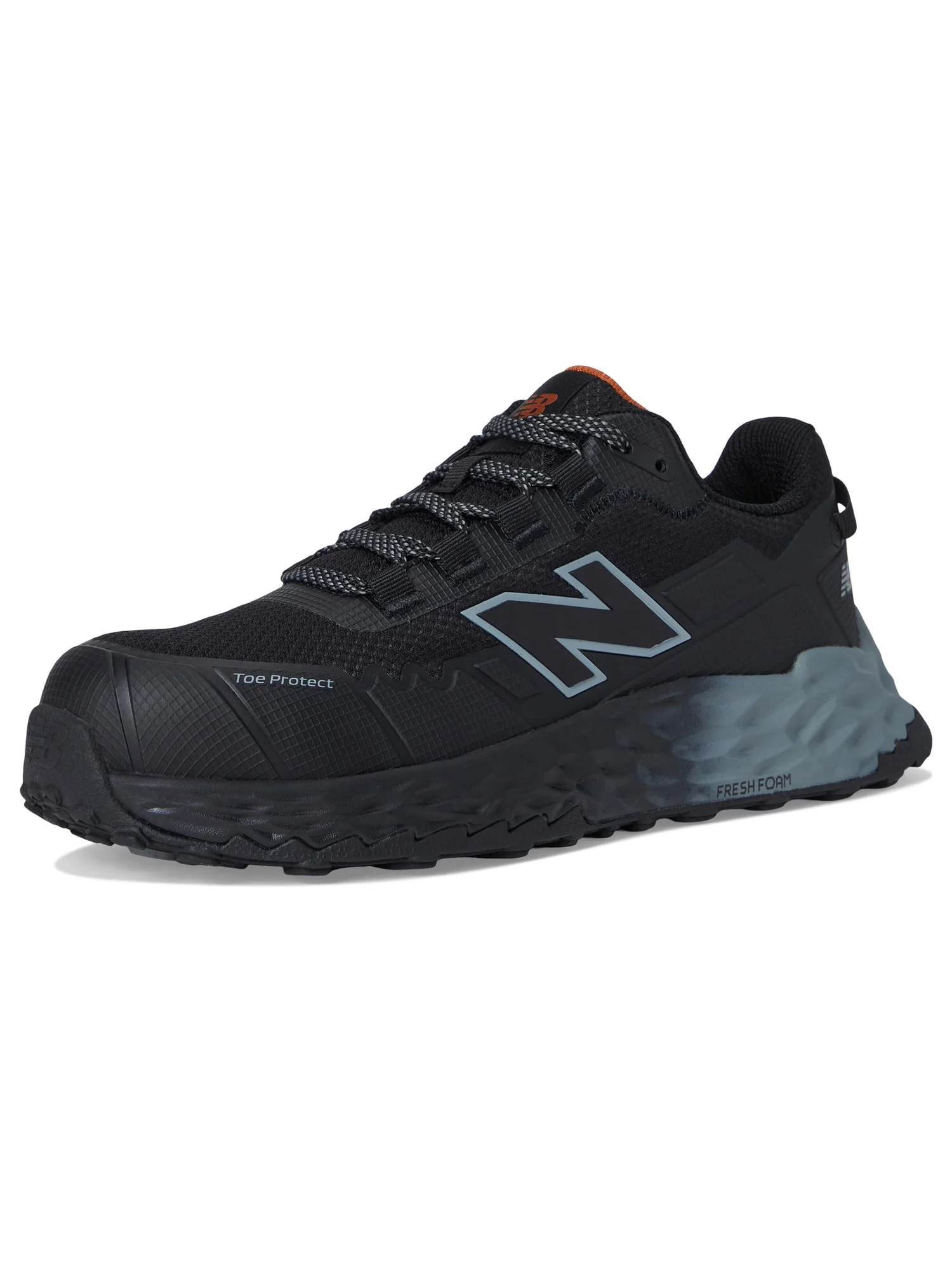 Кроссовки New Balance Work & Safety Cremorne Fresh Foam Low - Composite Toe — изображение 7 из 7, черный/серый