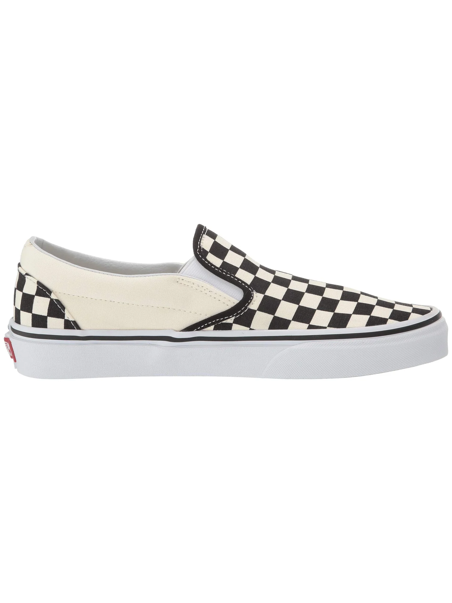 Кроссовки Unisex Vans Classic Slip-On — изображение 6 из 7, черный белый/белый