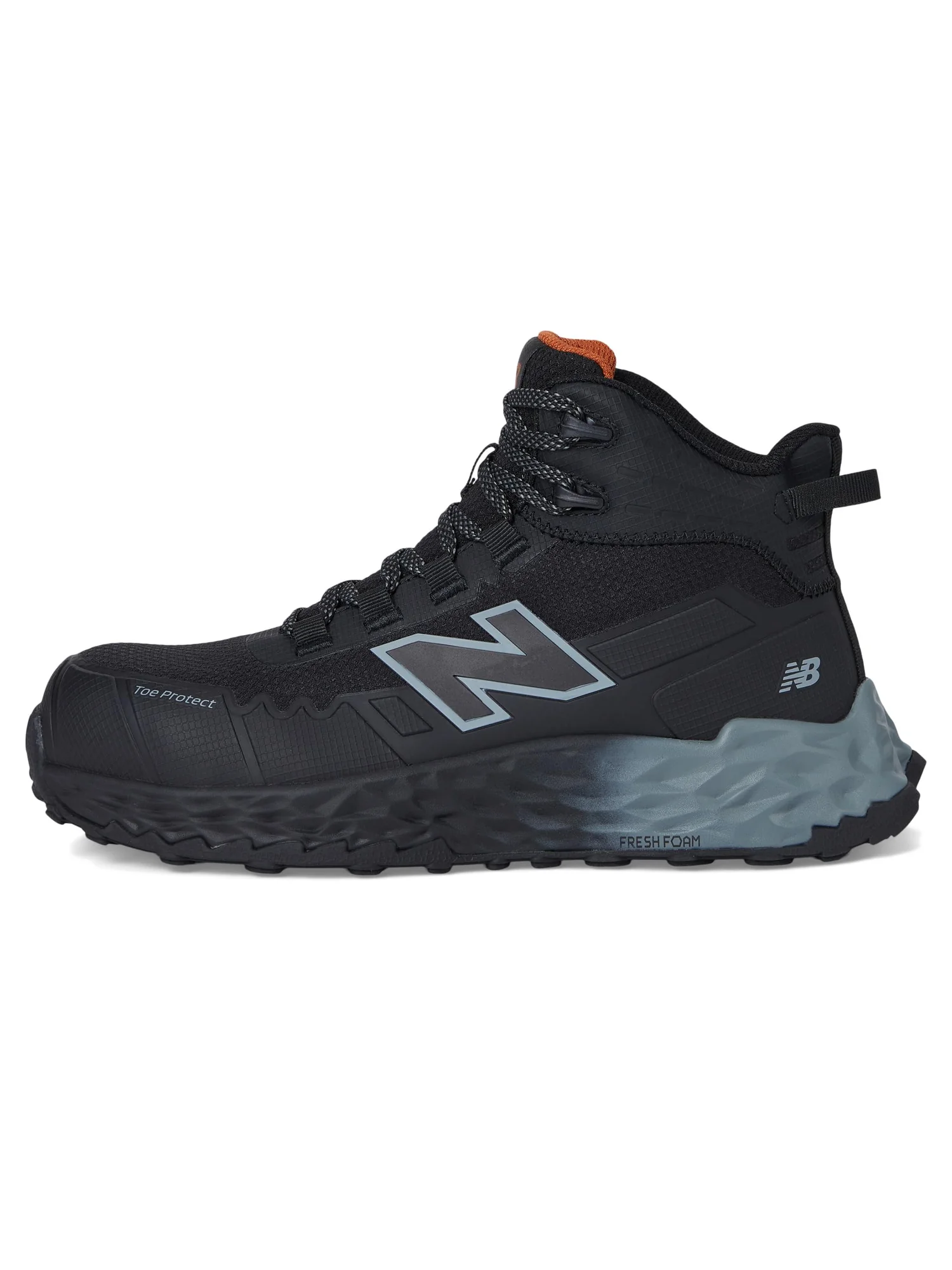 Кроссовки New Balance Work & Safety Cremorne Fresh Foam Mid - Composite Toe — изображение 4 из 7, черный/серый