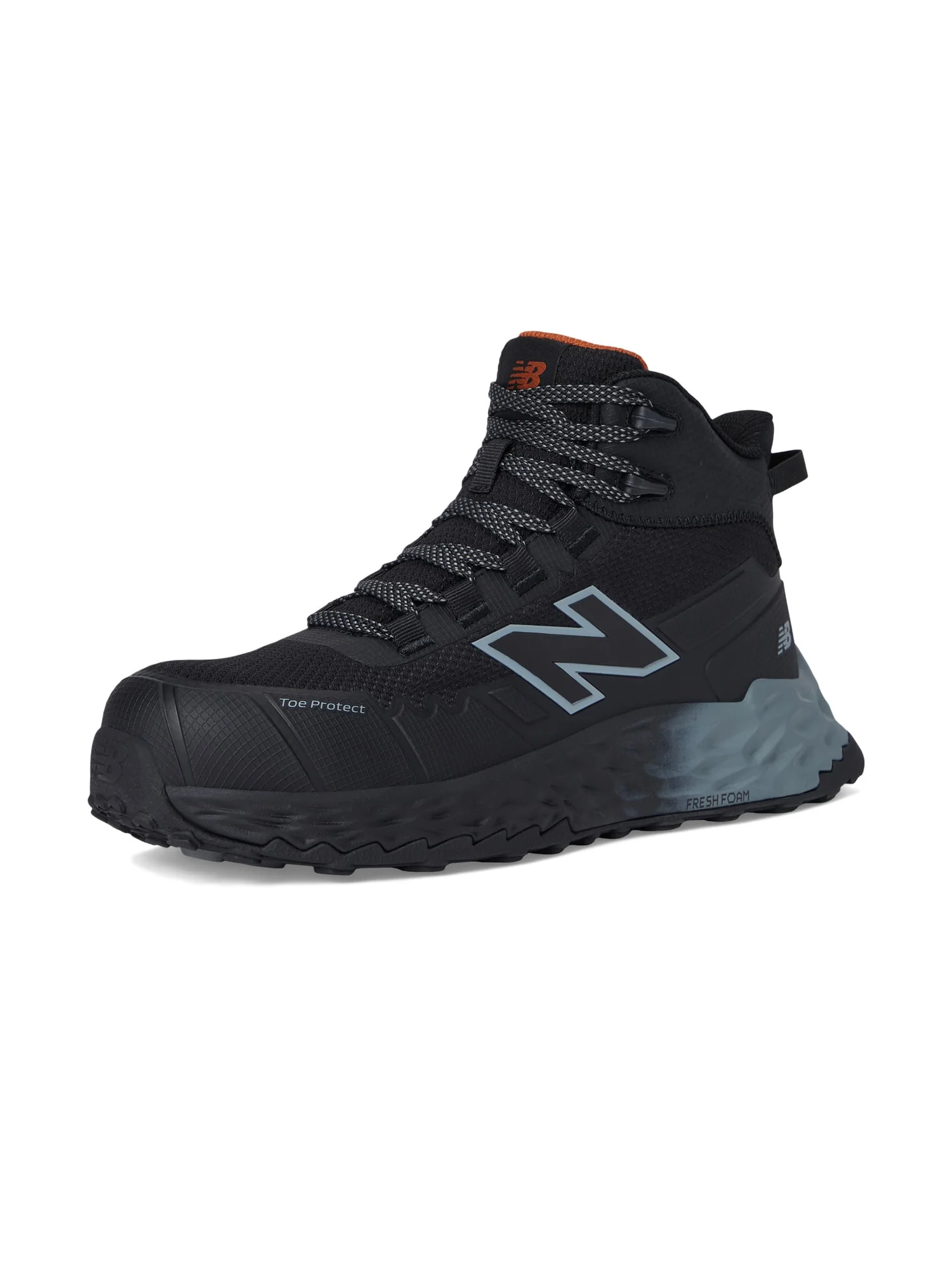 Кроссовки New Balance Work & Safety Cremorne Fresh Foam Mid - Composite Toe — изображение 7 из 7, черный/серый