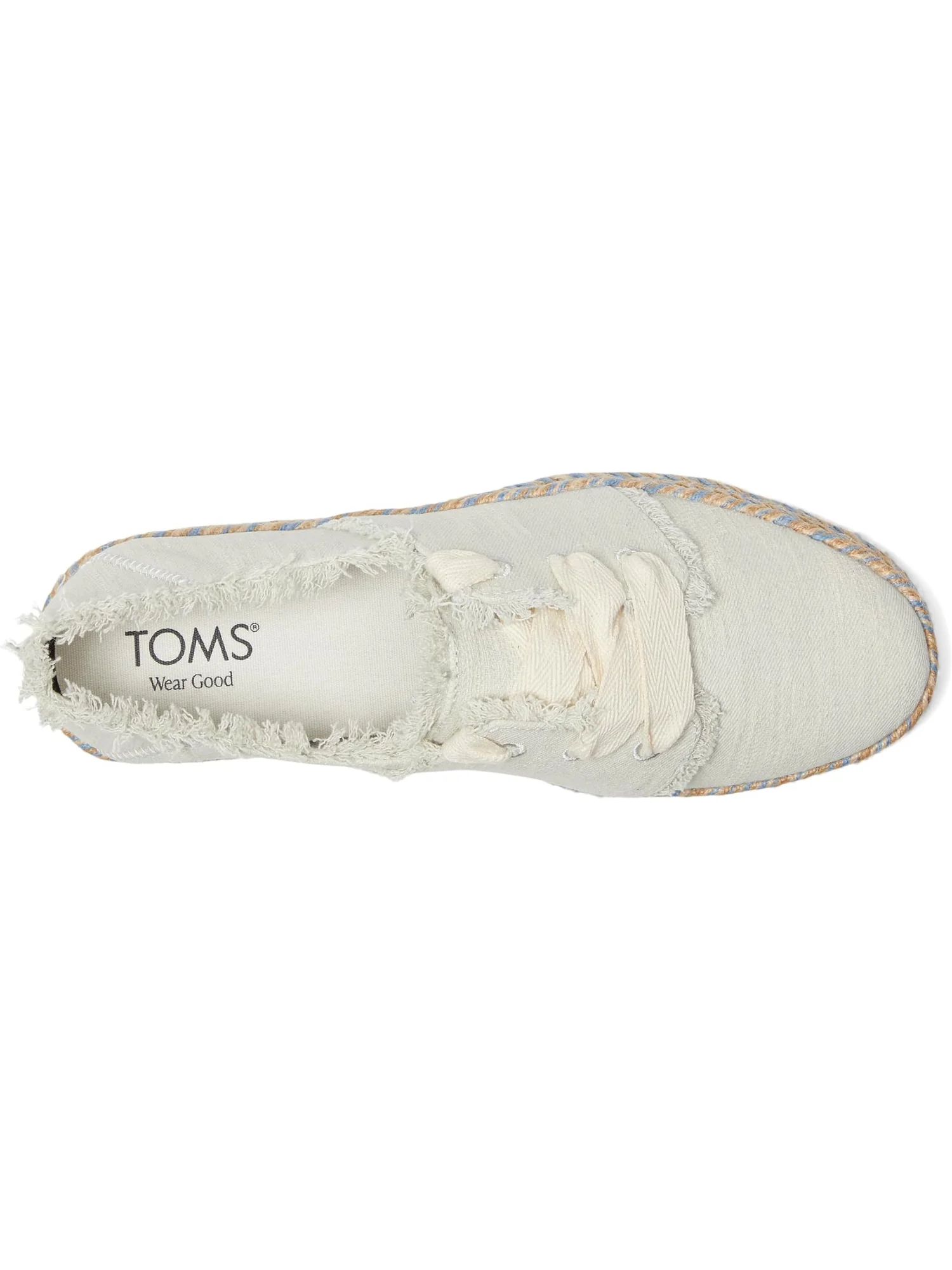 Оксфорды TOMS Carolina Lace-Up — изображение 2 из 7, белый