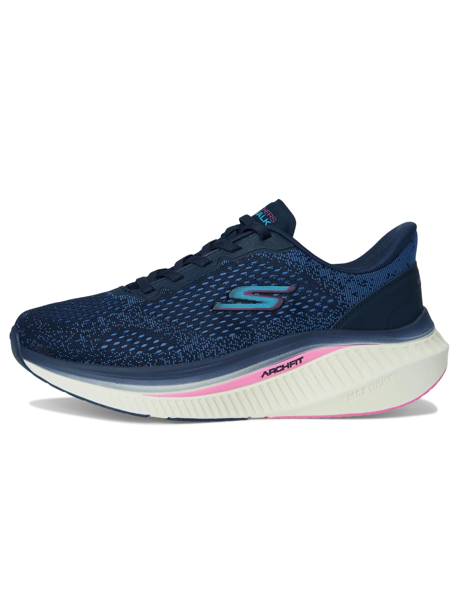 Кроссовки SKECHERS Performance Max Cushioning Arch Fit Roslyn — изображение 4 из 7, темно-синий/фиолетовый