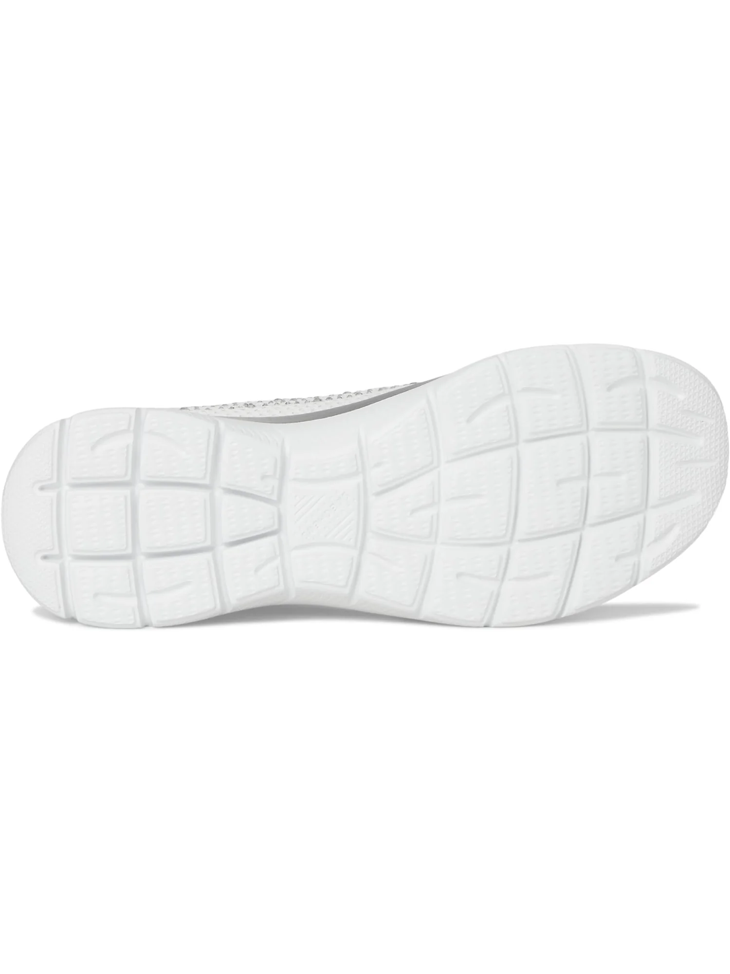 Кроссовки SKECHERS Summits Brilliant Shine Hands Free Slip-INS — изображение 3 из 7, белый серебристый