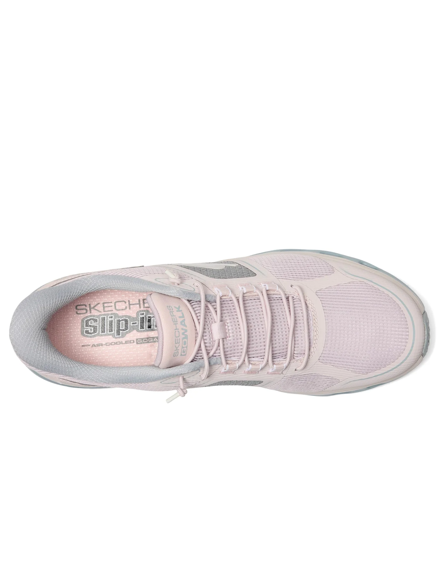 Кроссовки SKECHERS Performance Go Walk Glide Step 2.0 Elektra Hands Free Slip-Ins — изображение 2 из 7, розовый