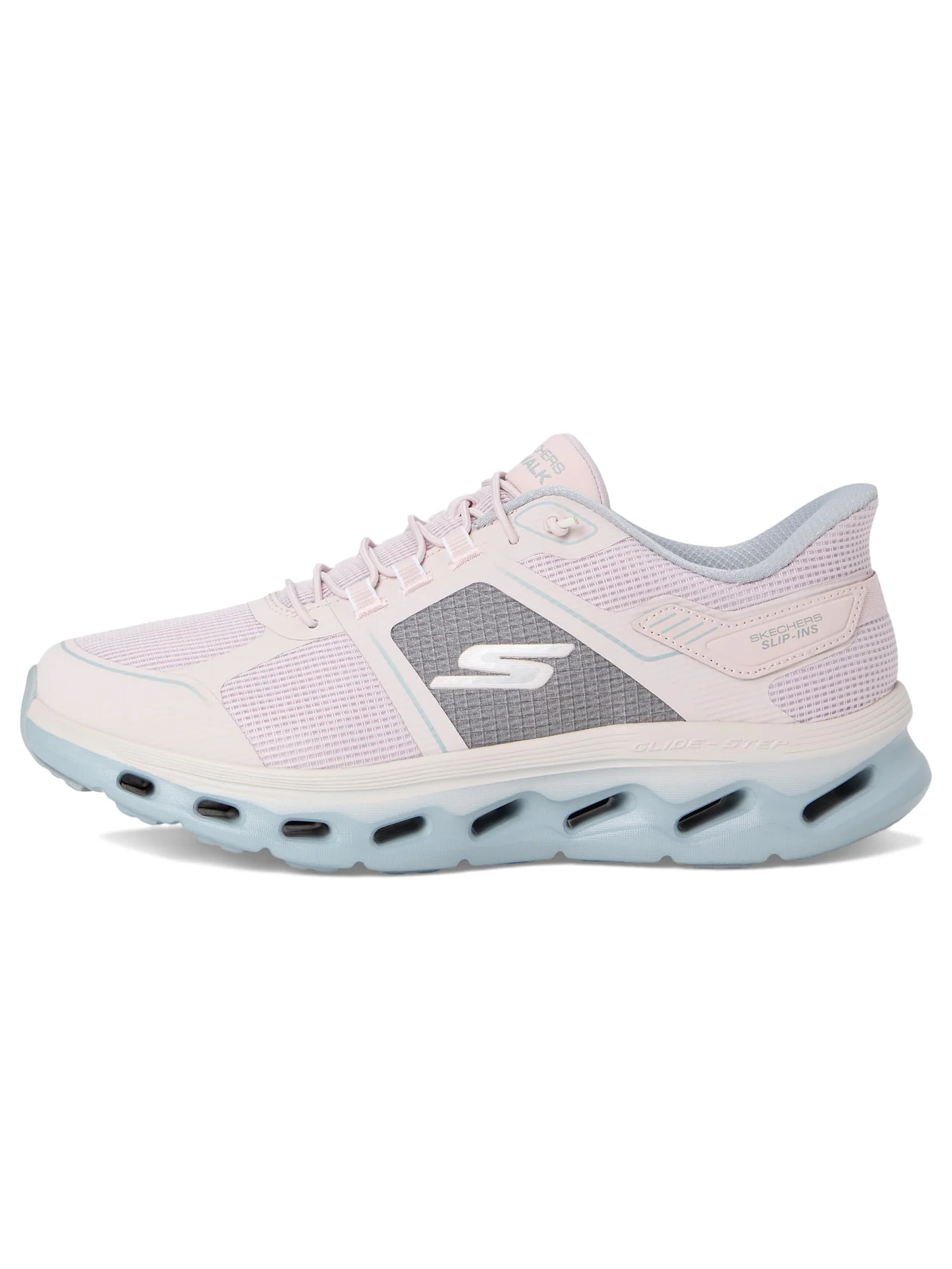 Кроссовки SKECHERS Performance Go Walk Glide Step 2.0 Elektra Hands Free Slip-Ins — изображение 4 из 7, розовый