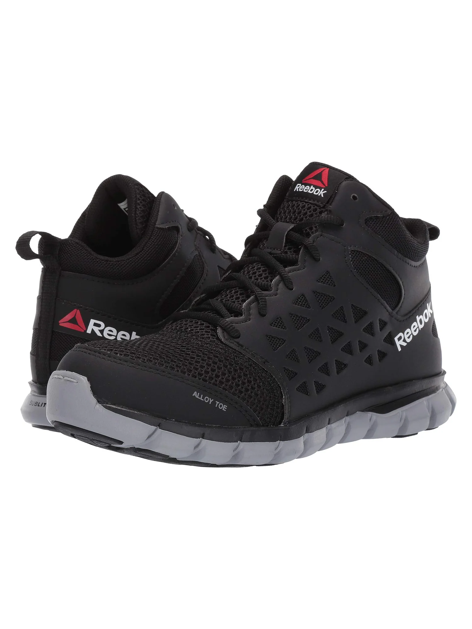 Кроссовки Reebok Work Sublite Cushion Work Alloy Toe SD Mid — изображение 1 из 7, черный