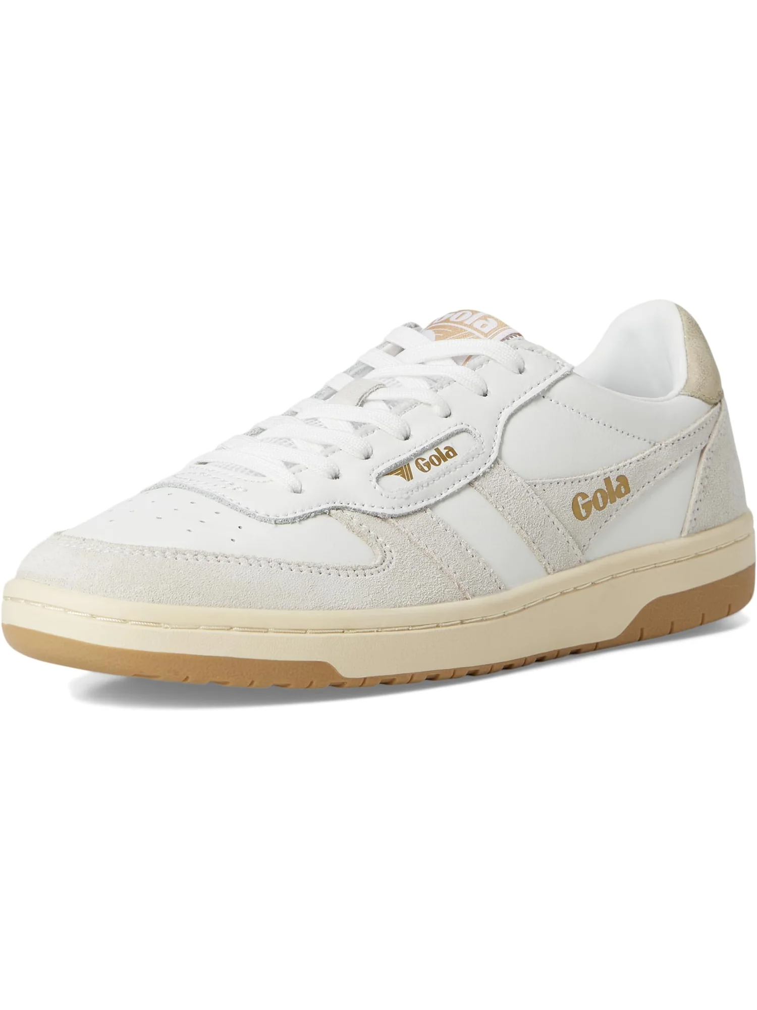 Кроссовки Gola Hawk — изображение 7 из 7, белый/белый/золотистый