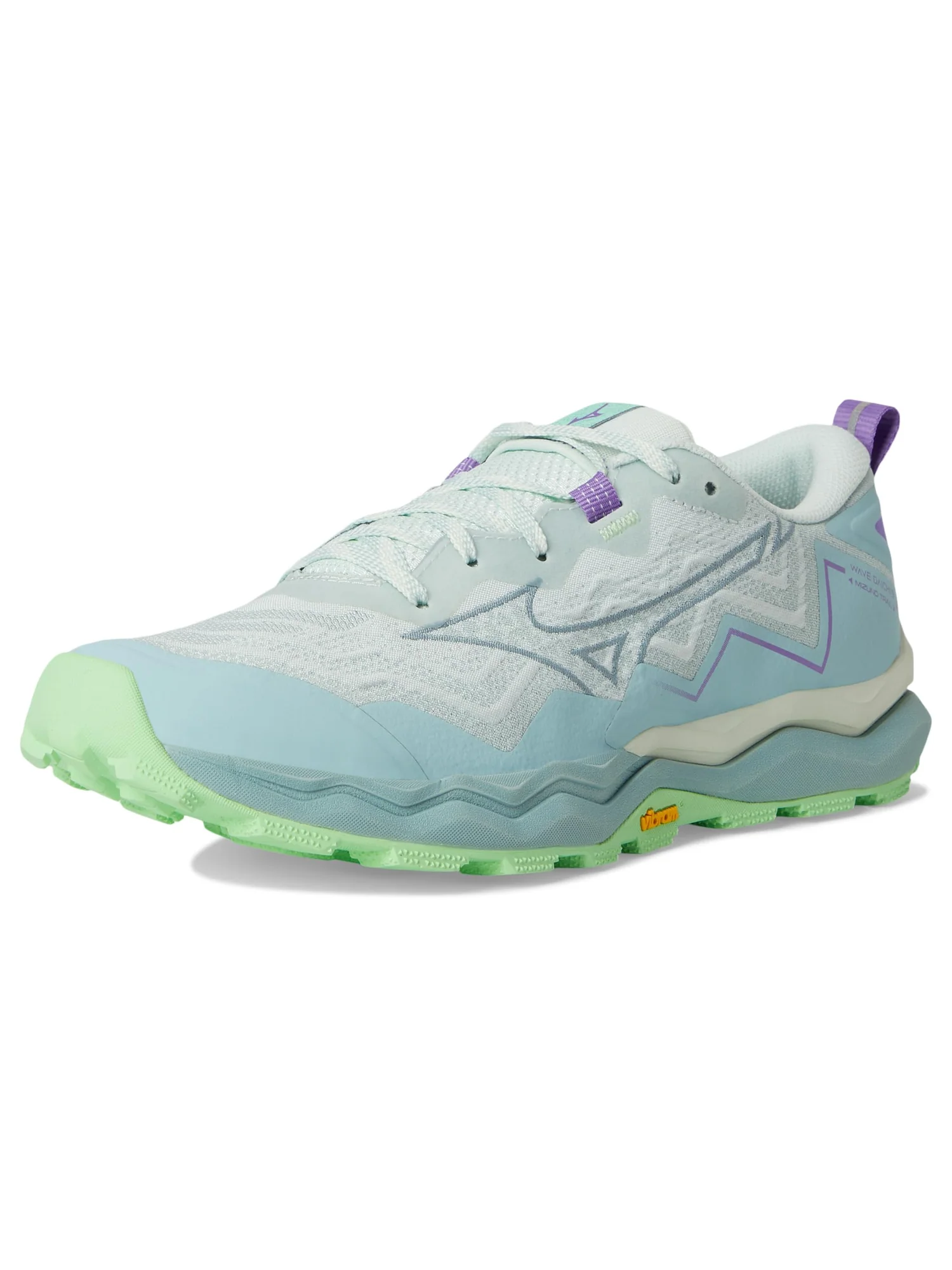 Кроссовки Mizuno Wave Daichi 9, цвет Hint Of Mint/Citadel — изображение 7 из 7