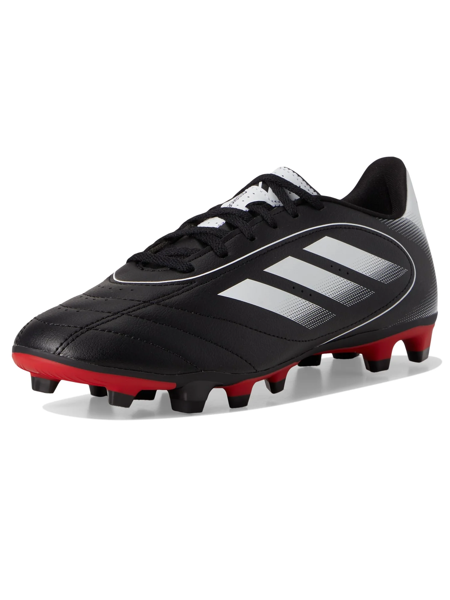 Кроссовки Unisex adidas Goletto IX Firm Ground/Multi Ground Soccer Cleats — изображение 7 из 7, черный/белый