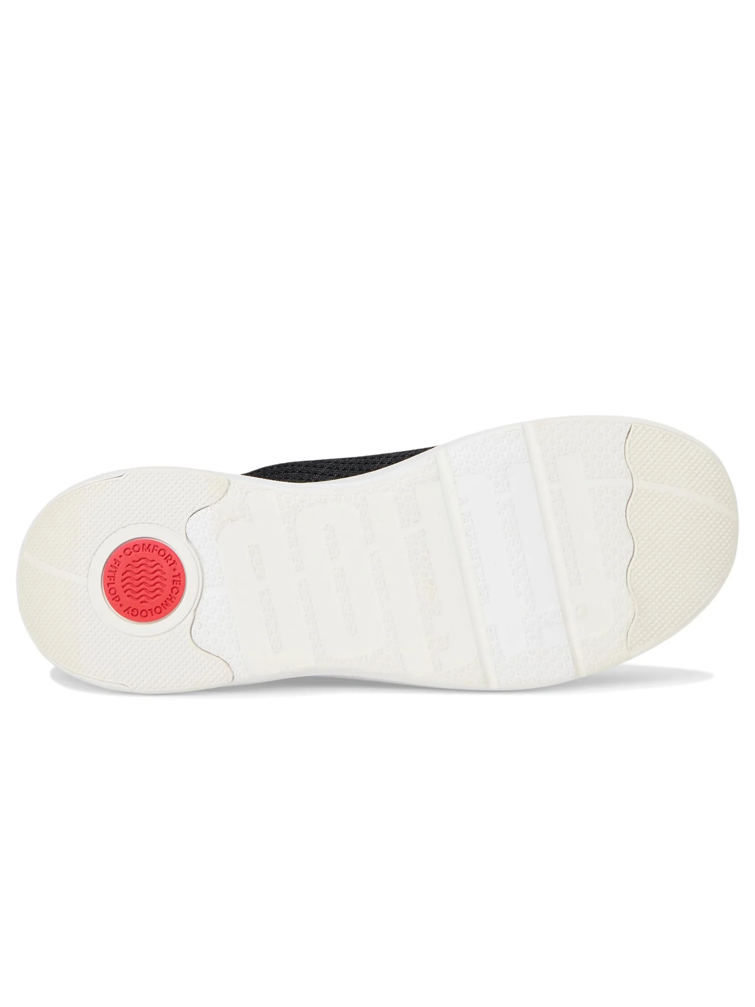 Кроссовки FitFlop Super-Q Knit Slip-On Laced Sneakers — изображение 3 из 7, черный