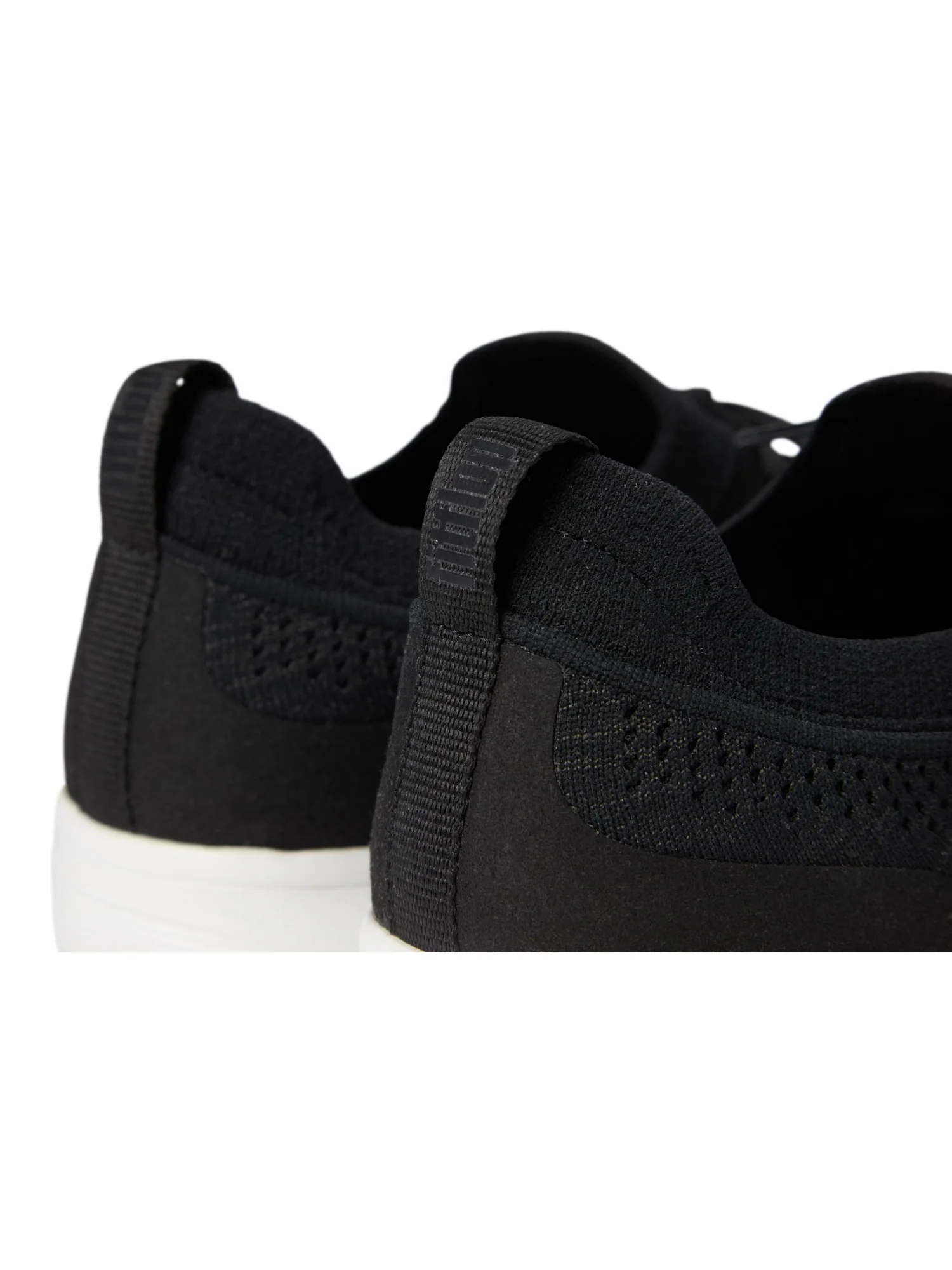 Кроссовки FitFlop Super-Q Knit Slip-On Laced Sneakers — изображение 6 из 7, черный