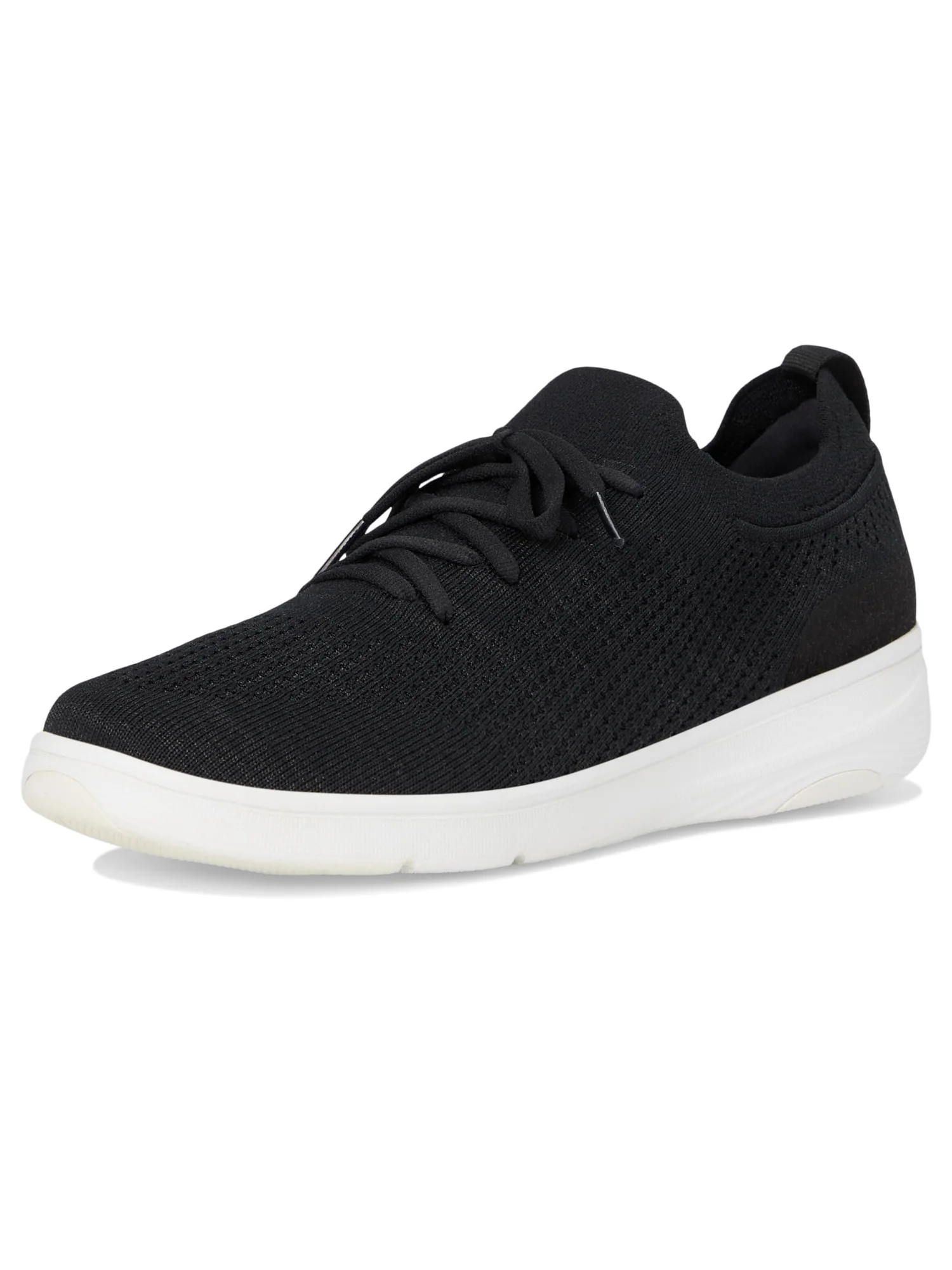 Кроссовки FitFlop Super-Q Knit Slip-On Laced Sneakers — изображение 7 из 7, черный