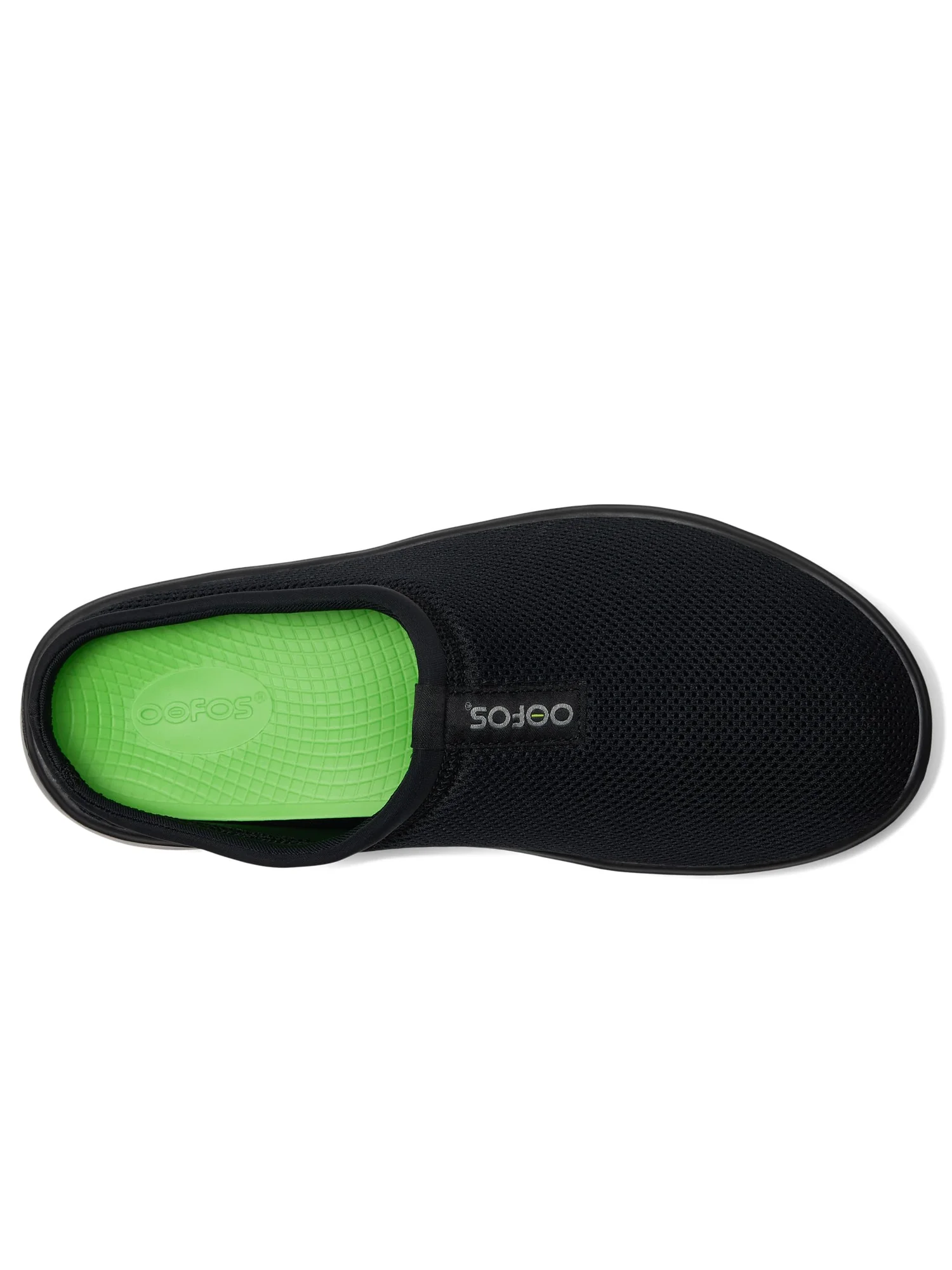 Кроссовки OOFOS OOcoozie Sport Mule Shoe — изображение 2 из 7, черный
