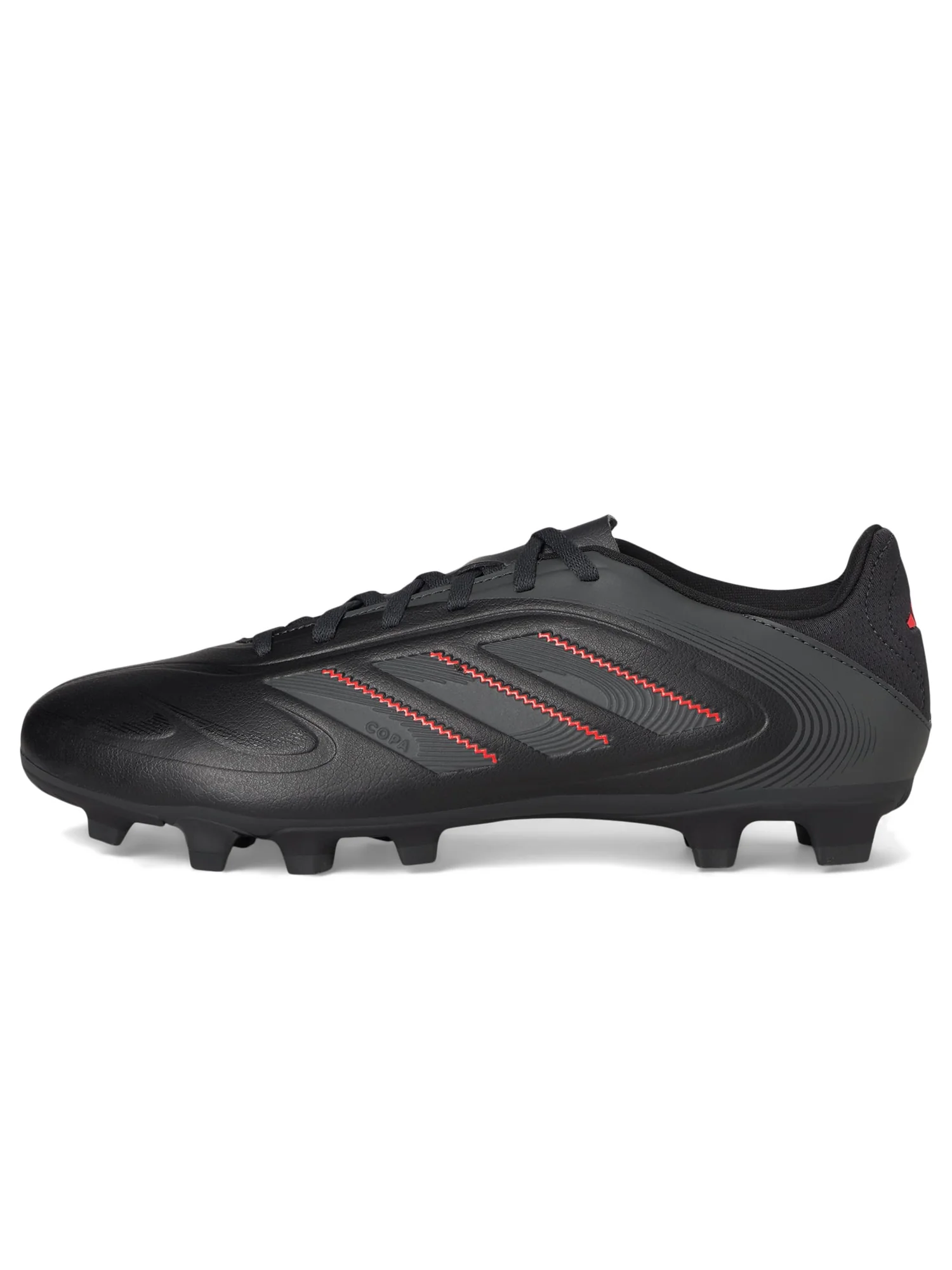 Кроссовки Unisex adidas Copa Pure 3 Club Firm Ground/Multi Ground Soccer Cleats — изображение 4 из 7, черный//красный