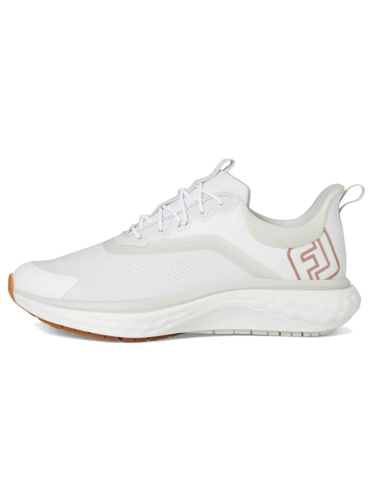 Кроссовки FootJoy FJ Quantum Golf Shoes — изображение 4 из 7, белый/розовый золотистый
