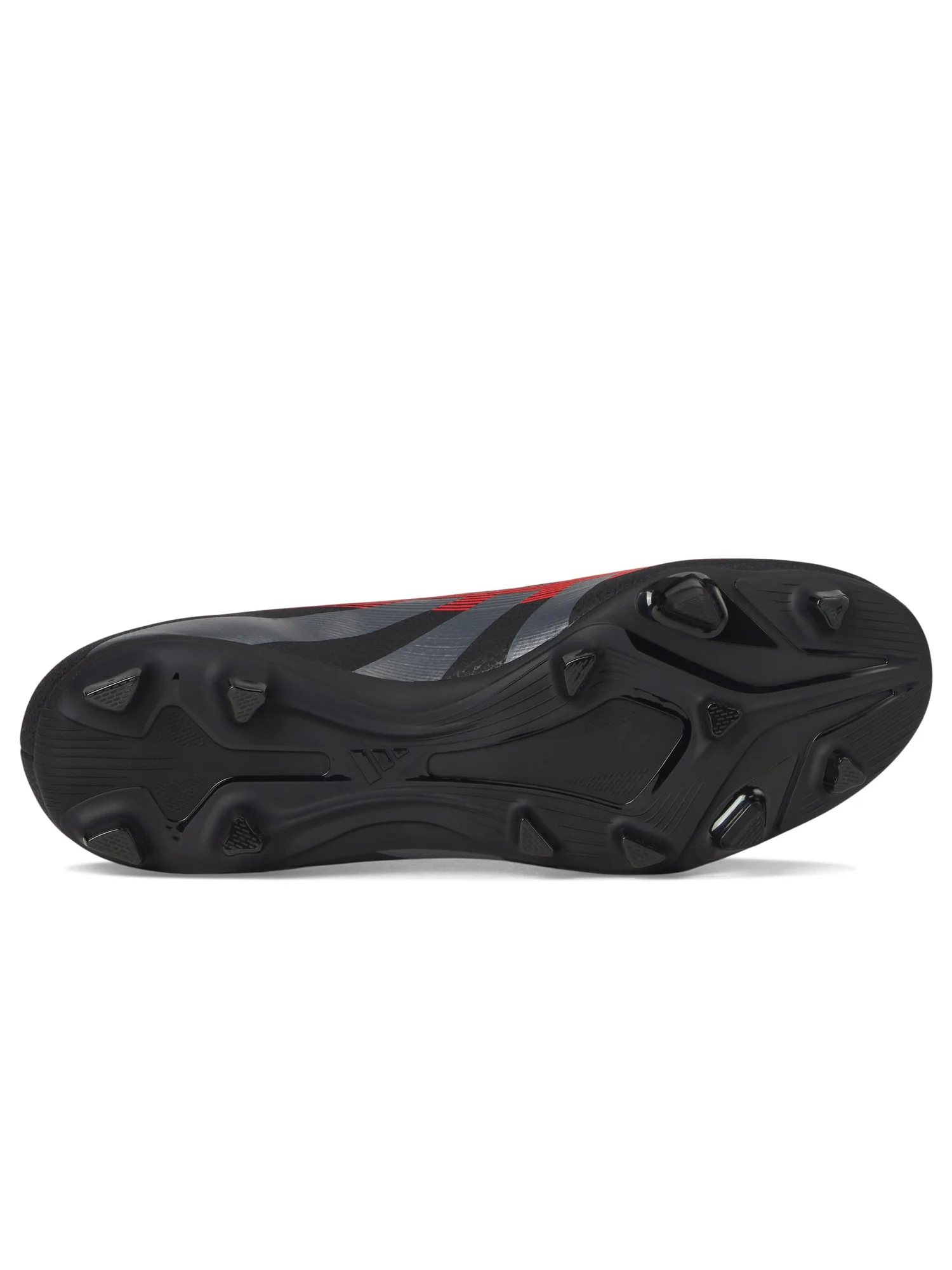 Кроссовки Unisex adidas Predator Club Firm Ground/Multi Ground Soccer Cleats — изображение 3 из 7, черный/серый/красный