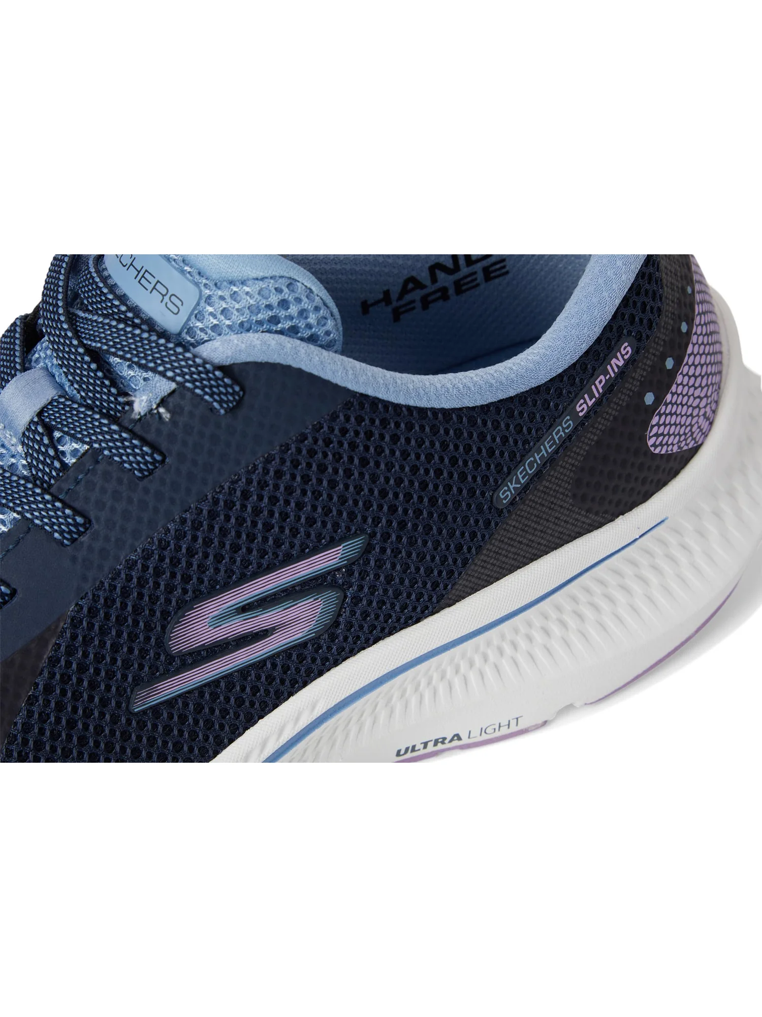 Кроссовки SKECHERS Go Run Consistent 2.0 Captiva Hands Free Slip-Ins — изображение 6 из 7, темно-синий
