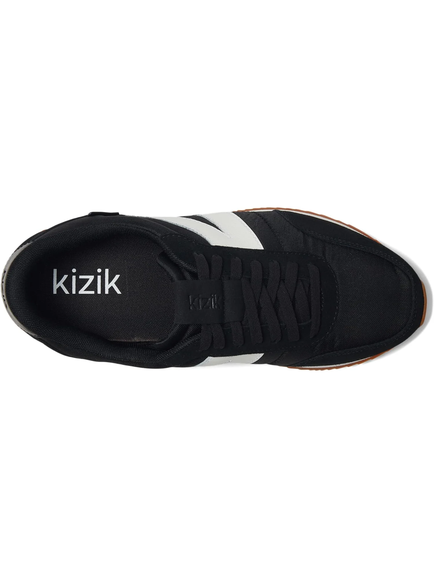 Кроссовки KIZIK Unisex Milan Hands-Free — изображение 2 из 7, черный/белый