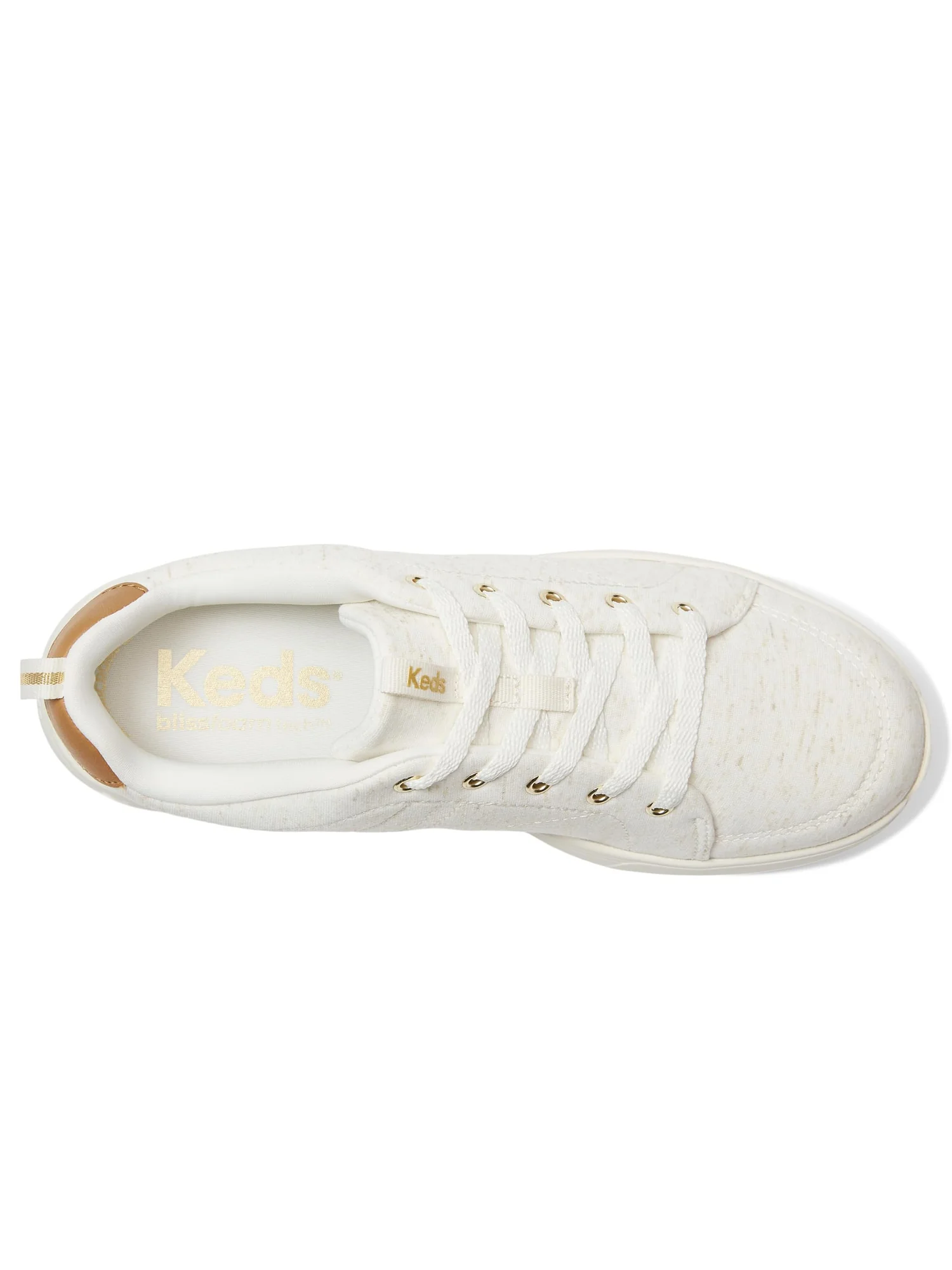 Кроссовки Keds BlissWalk Lace-Up — изображение 2 из 7, кремовый