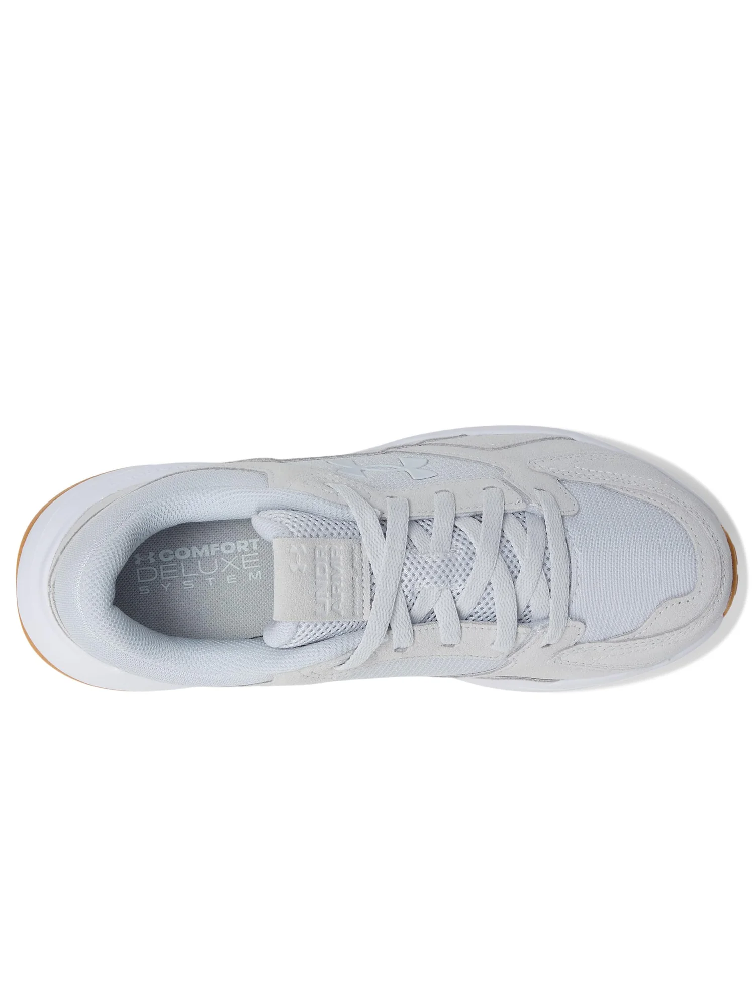 Кроссовки Under Armour Edge Suede — изображение 2 из 7, серый/белый/серый