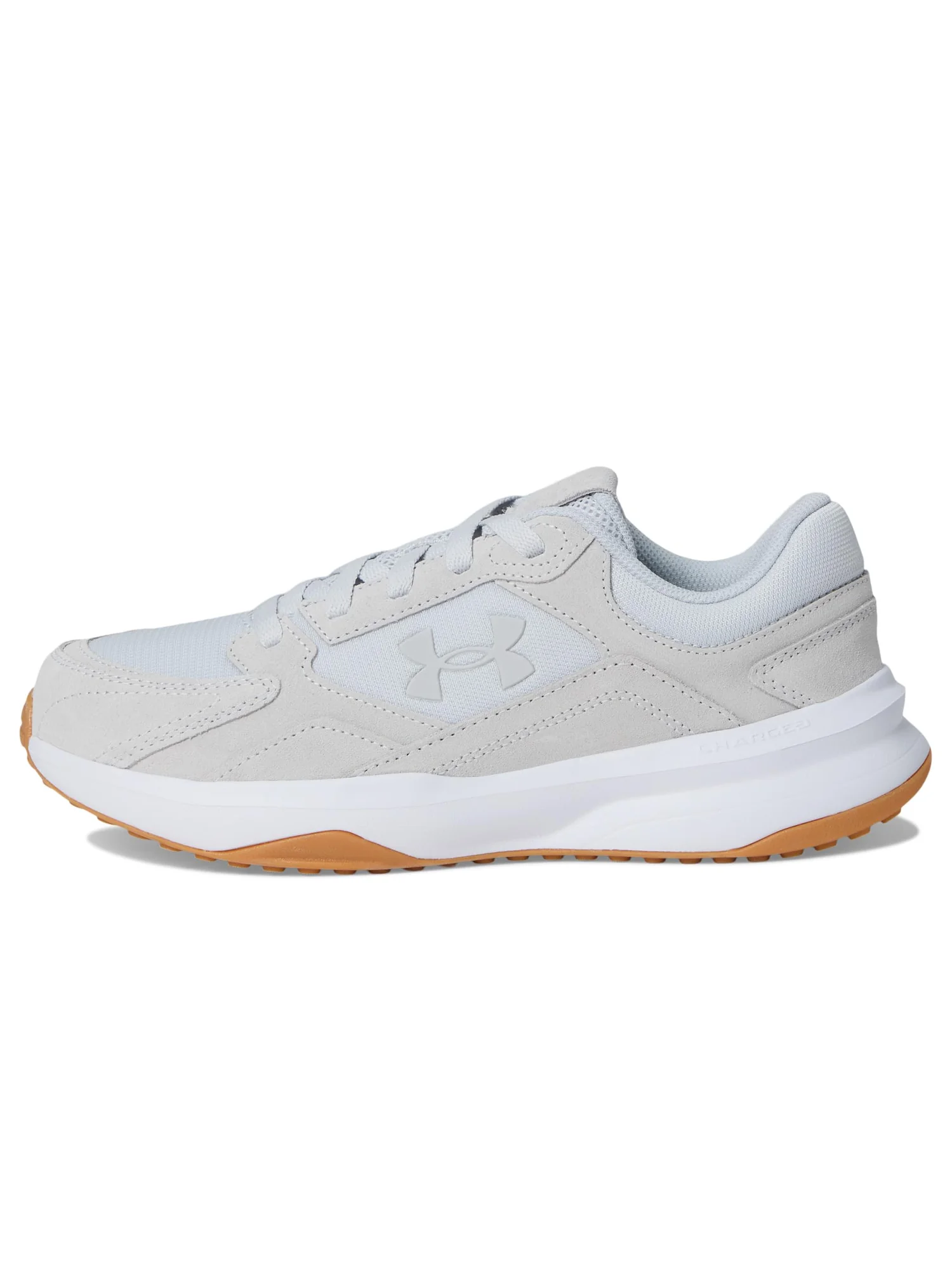 Кроссовки Under Armour Edge Suede — изображение 4 из 7, серый/белый/серый
