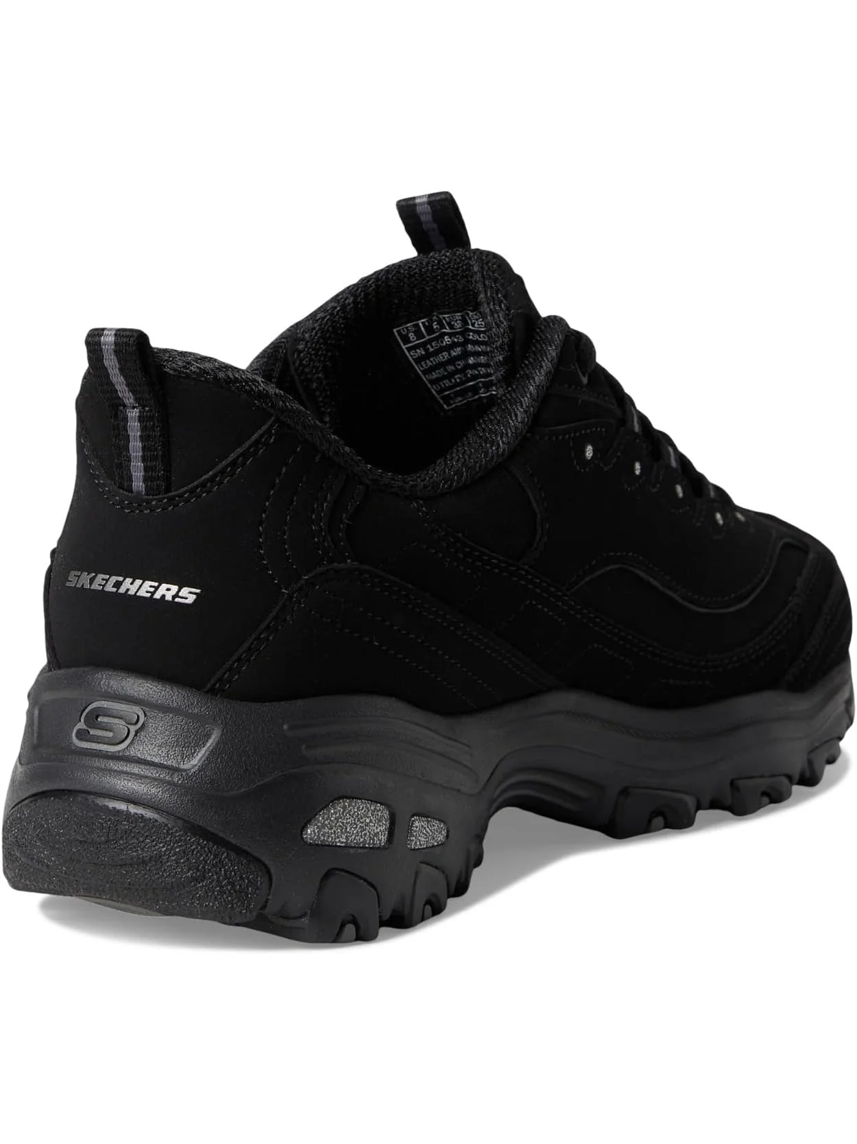 Кроссовки SKECHERS D'Lites Hands Free Slip-INS — изображение 5 из 7, черный