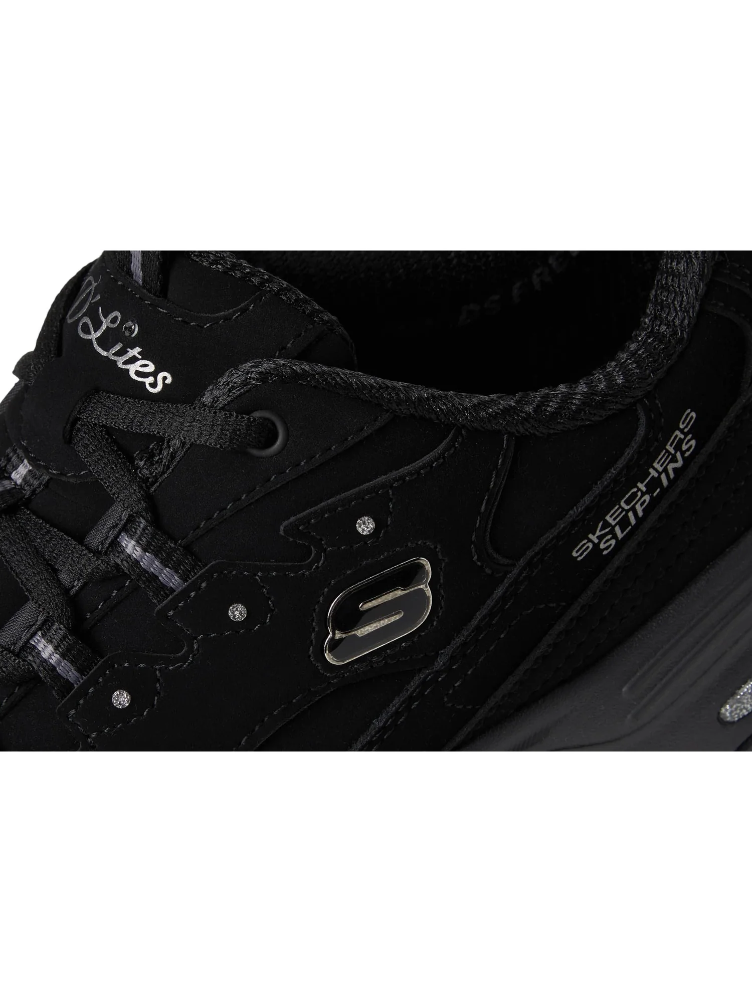 Кроссовки SKECHERS D'Lites Hands Free Slip-INS — изображение 6 из 7, черный