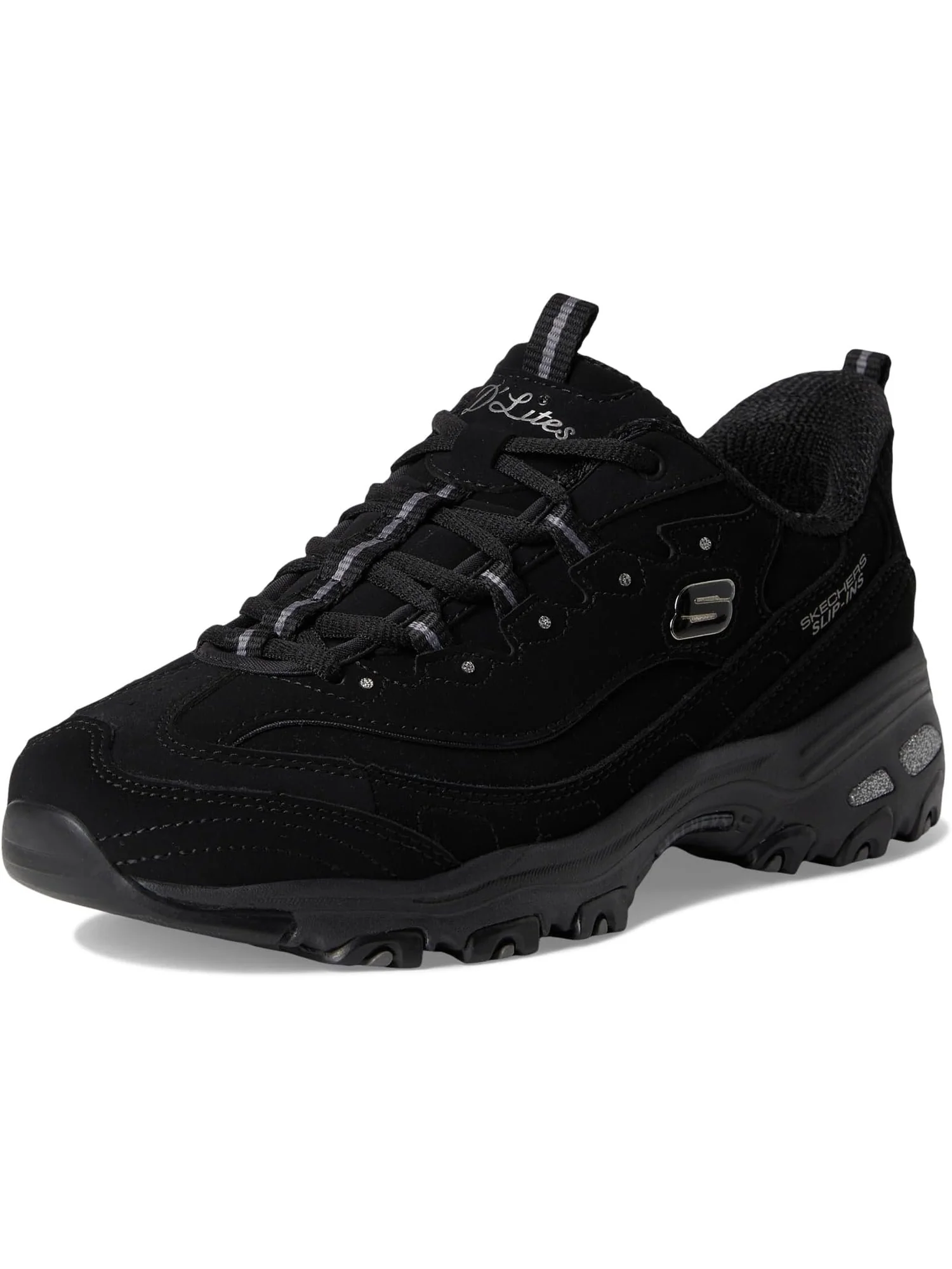 Кроссовки SKECHERS D'Lites Hands Free Slip-INS — изображение 7 из 7, черный