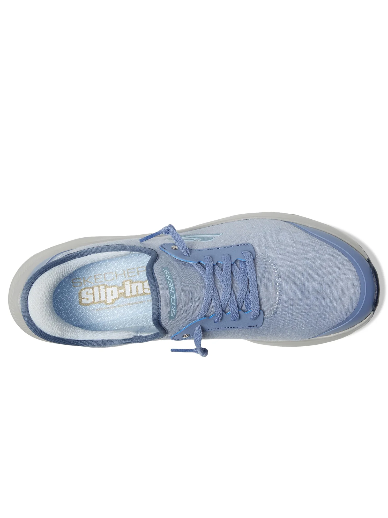 Кроссовки SKECHERS Ridge Oak Hands Free Slip-Ins — изображение 2 из 7, светлый синий