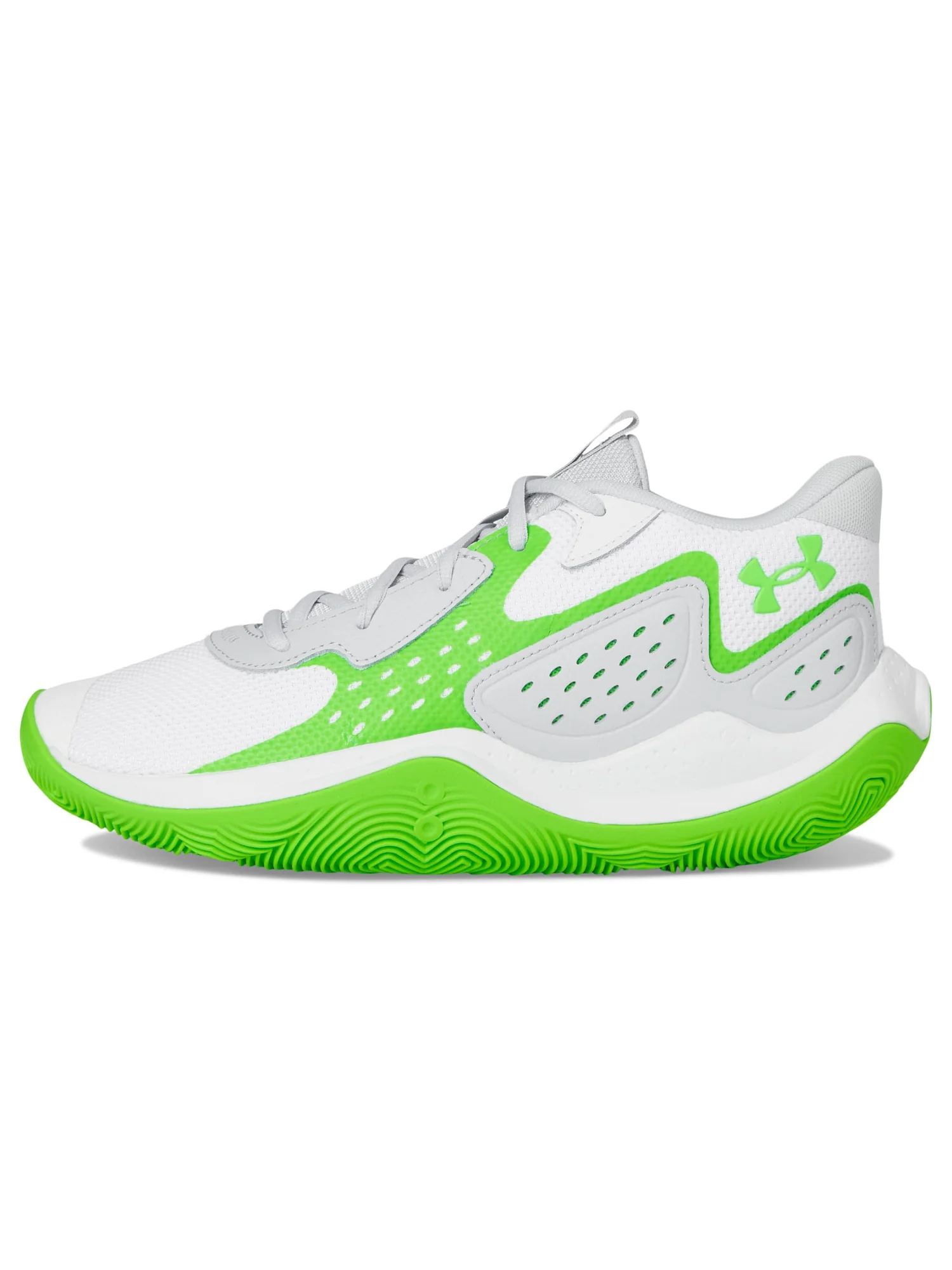 Кроссовки Unisex Under Armour JET '23 — изображение 4 из 7, белый/зеленый/зеленый
