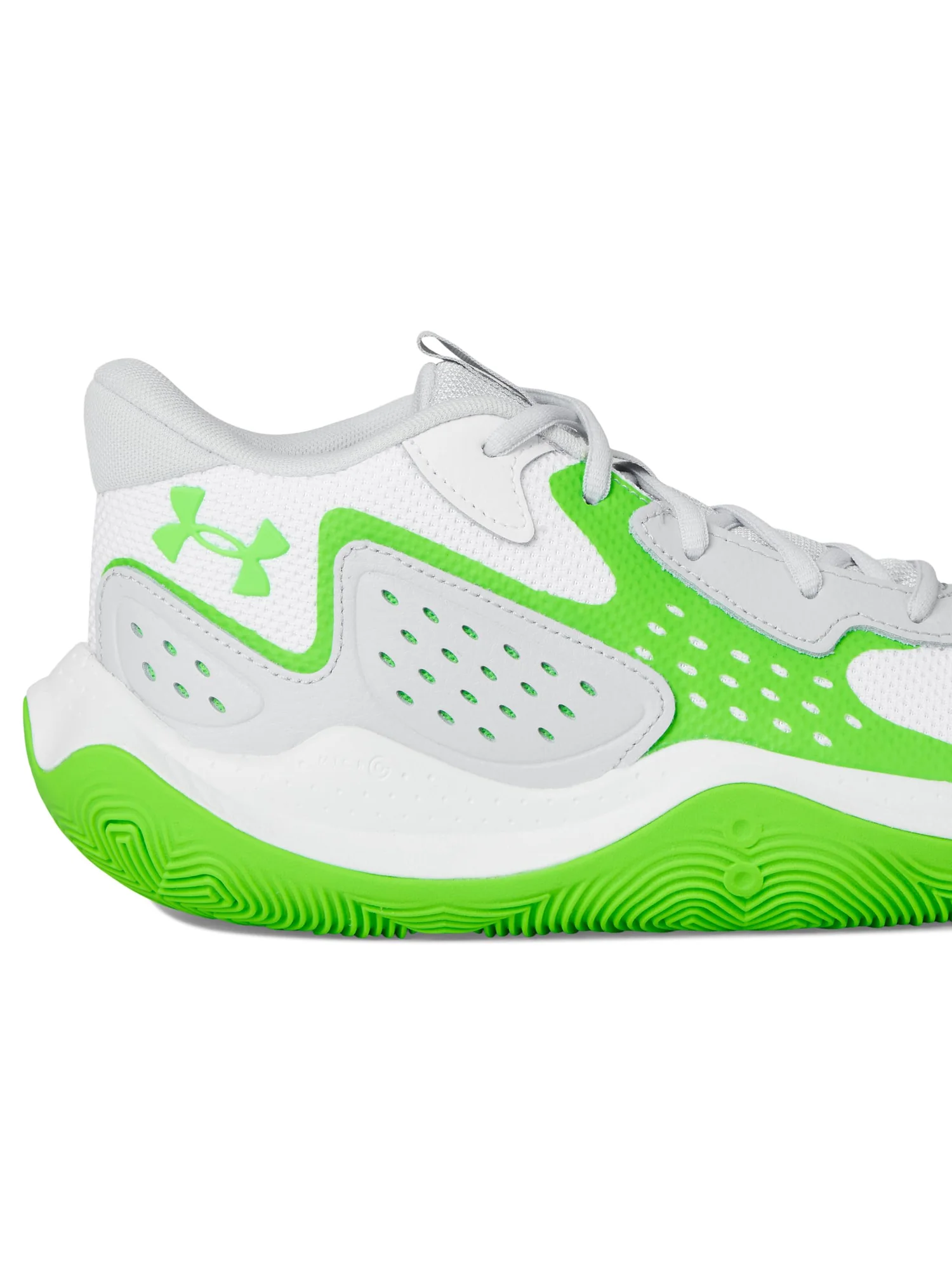 Кроссовки Unisex Under Armour JET '23 — изображение 6 из 7, белый/зеленый/зеленый