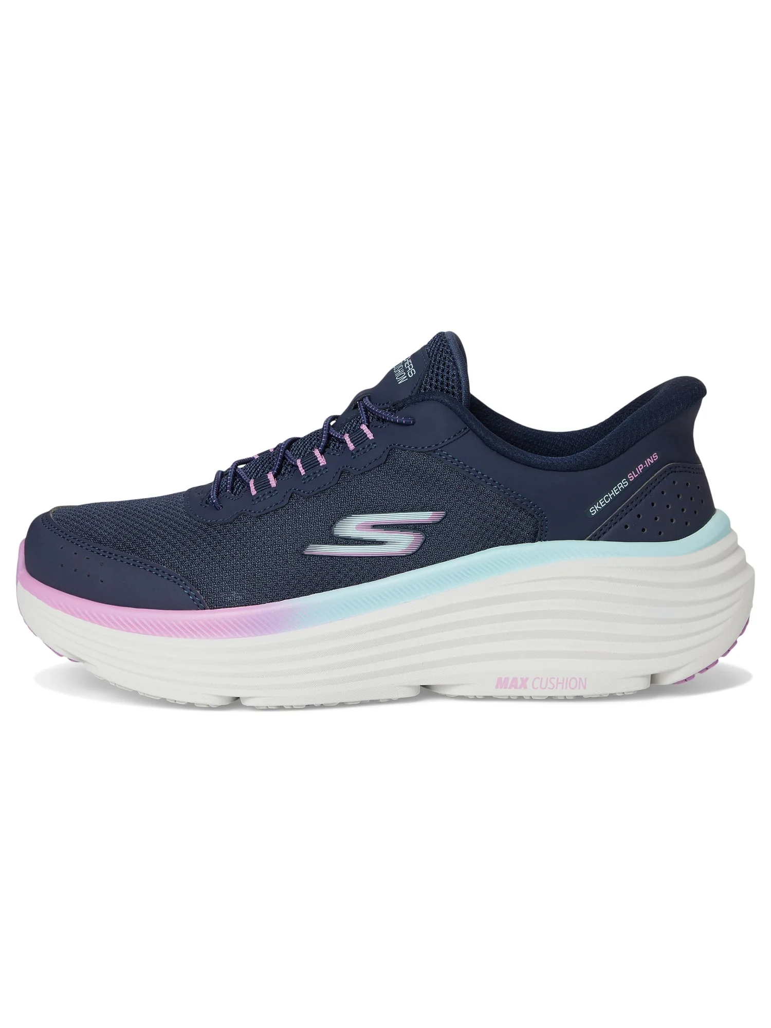 Кроссовки SKECHERS Max Cushioning Endeavour Cardova Hands Free Slip-Ins — изображение 4 из 7, темно-синий/фиолетовый