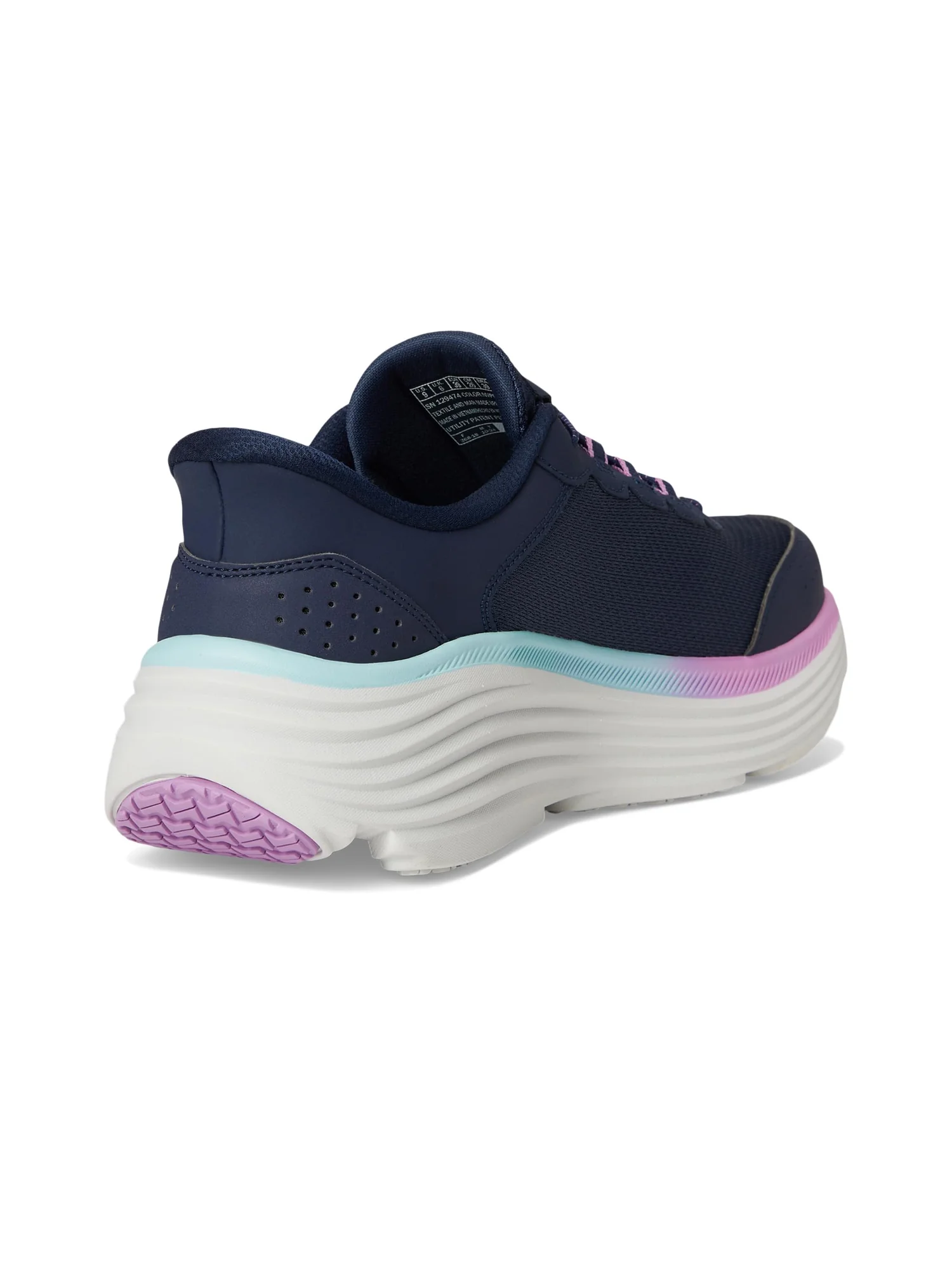 Кроссовки SKECHERS Max Cushioning Endeavour Cardova Hands Free Slip-Ins — изображение 5 из 7, темно-синий/фиолетовый
