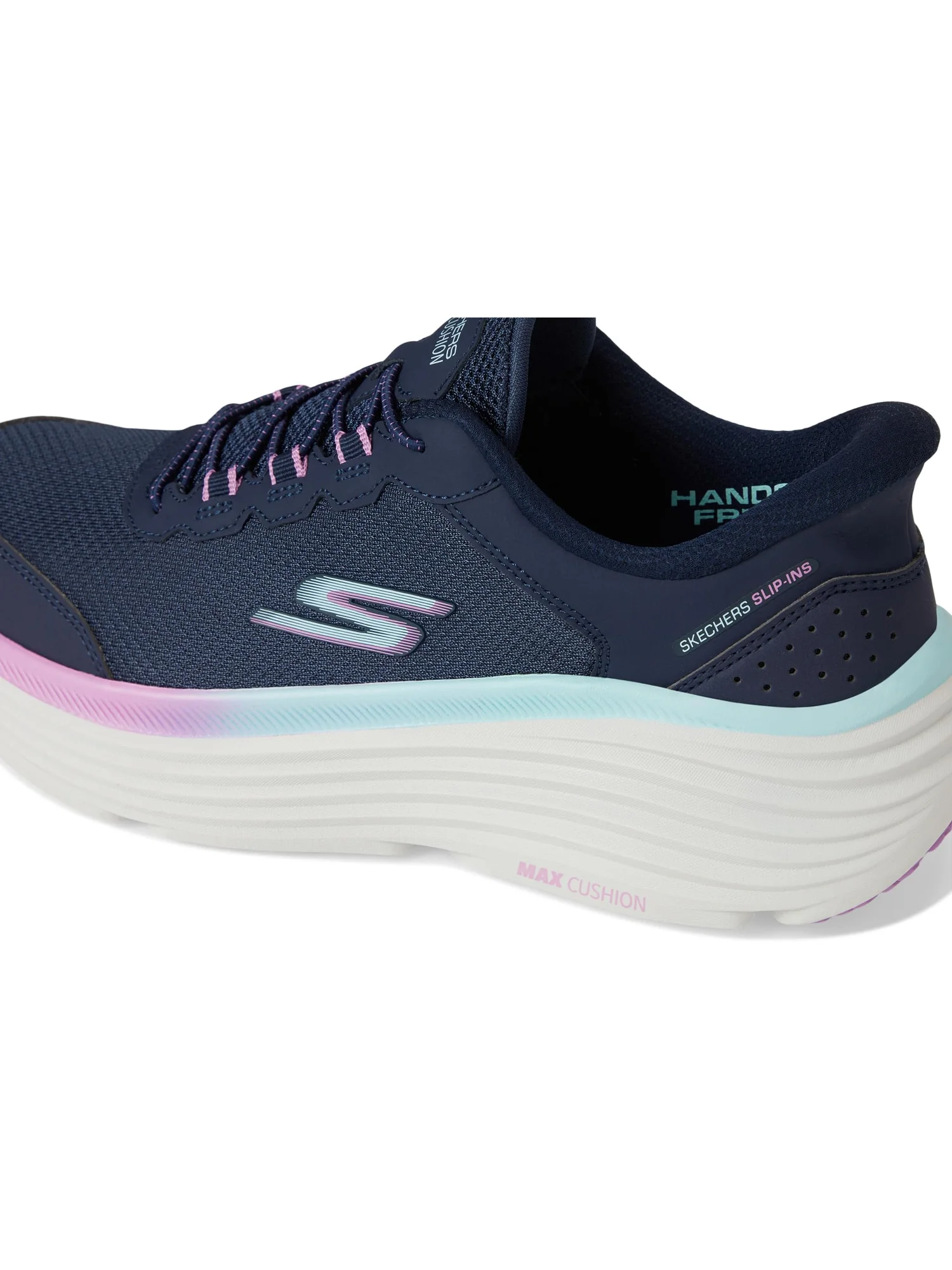 Кроссовки SKECHERS Max Cushioning Endeavour Cardova Hands Free Slip-Ins — изображение 6 из 7, темно-синий/фиолетовый