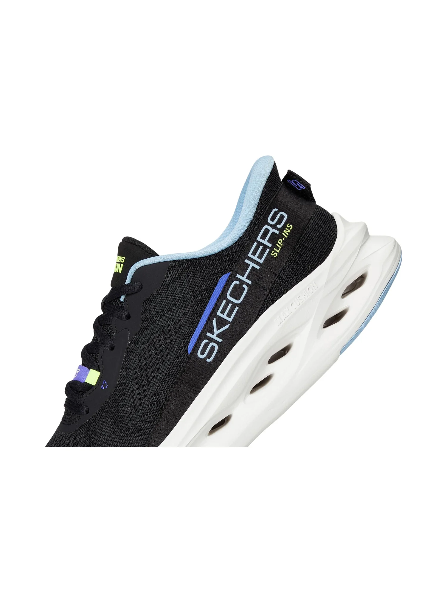 Кроссовки SKECHERS Max Cushioning Glide Step Caledonia Hands Free Slip-Ins — изображение 6 из 7, черный/синий