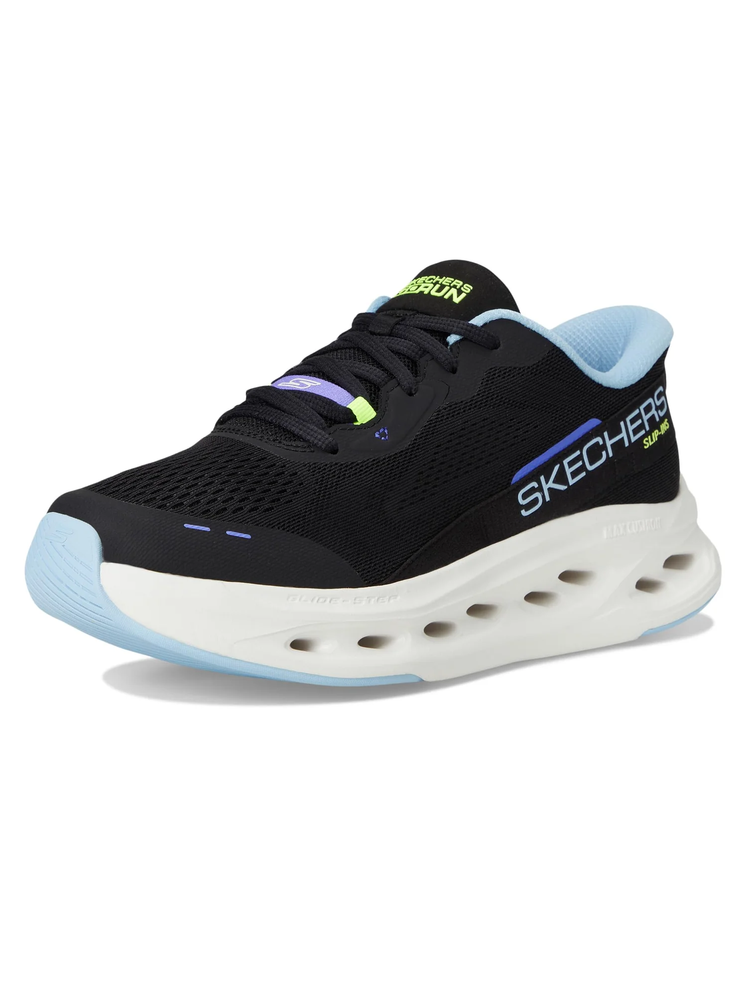 Кроссовки SKECHERS Max Cushioning Glide Step Caledonia Hands Free Slip-Ins — изображение 7 из 7, черный/синий