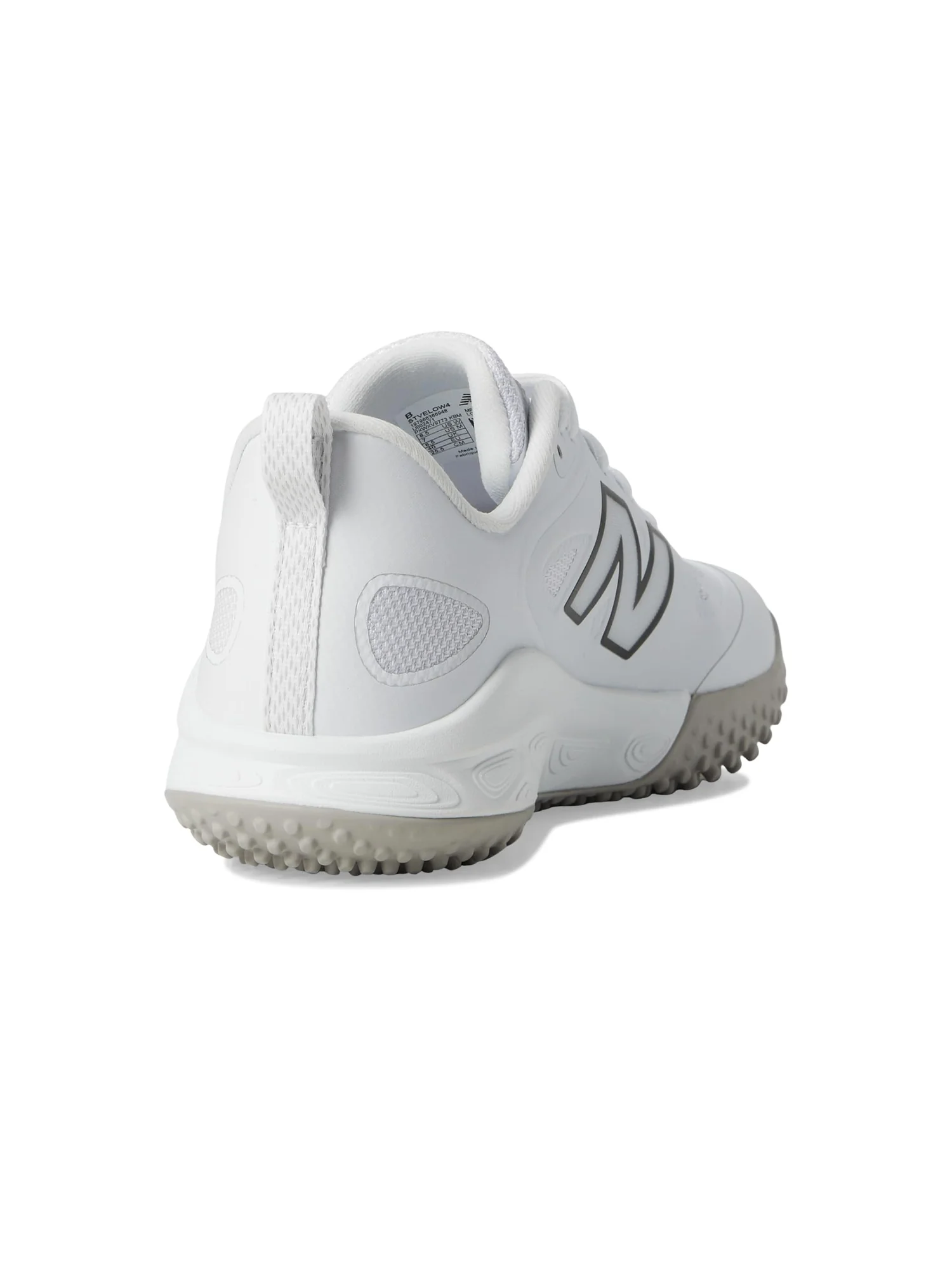Кроссовки New Balance Fresh Foam Velov4 Turf-Trainer Softball Cleats — изображение 5 из 7, белый/черный