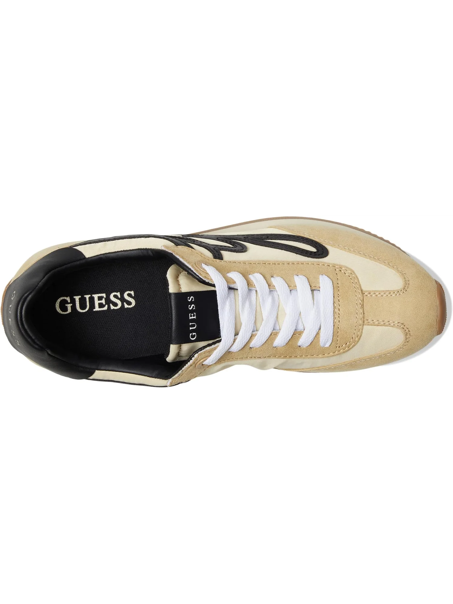 Кроссовки GUESS Skroll — изображение 2 из 7, натуральный/черный