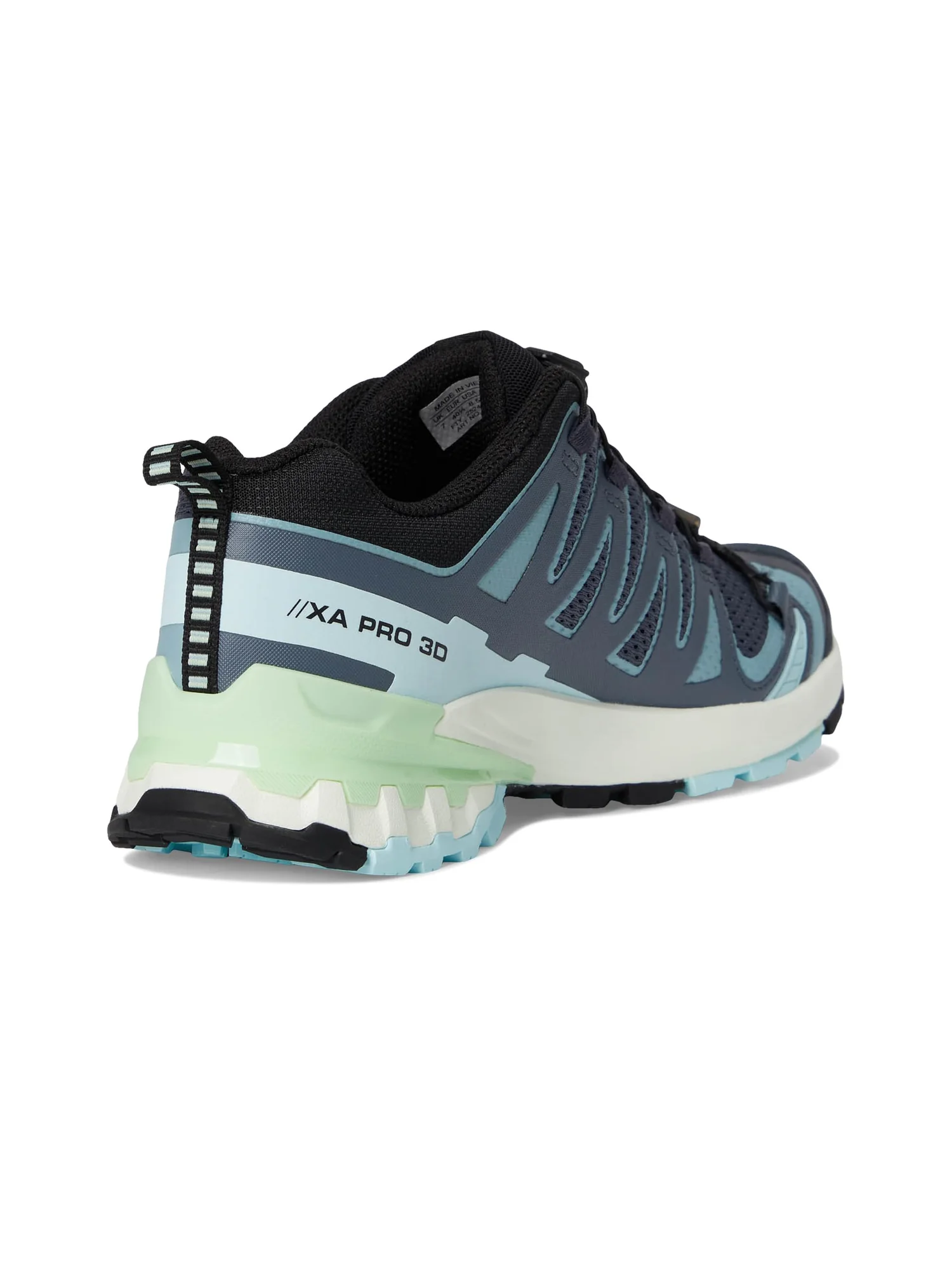 Кроссовки Salomon XA Pro 3D V9 — изображение 5 из 7, голубой/зеленый