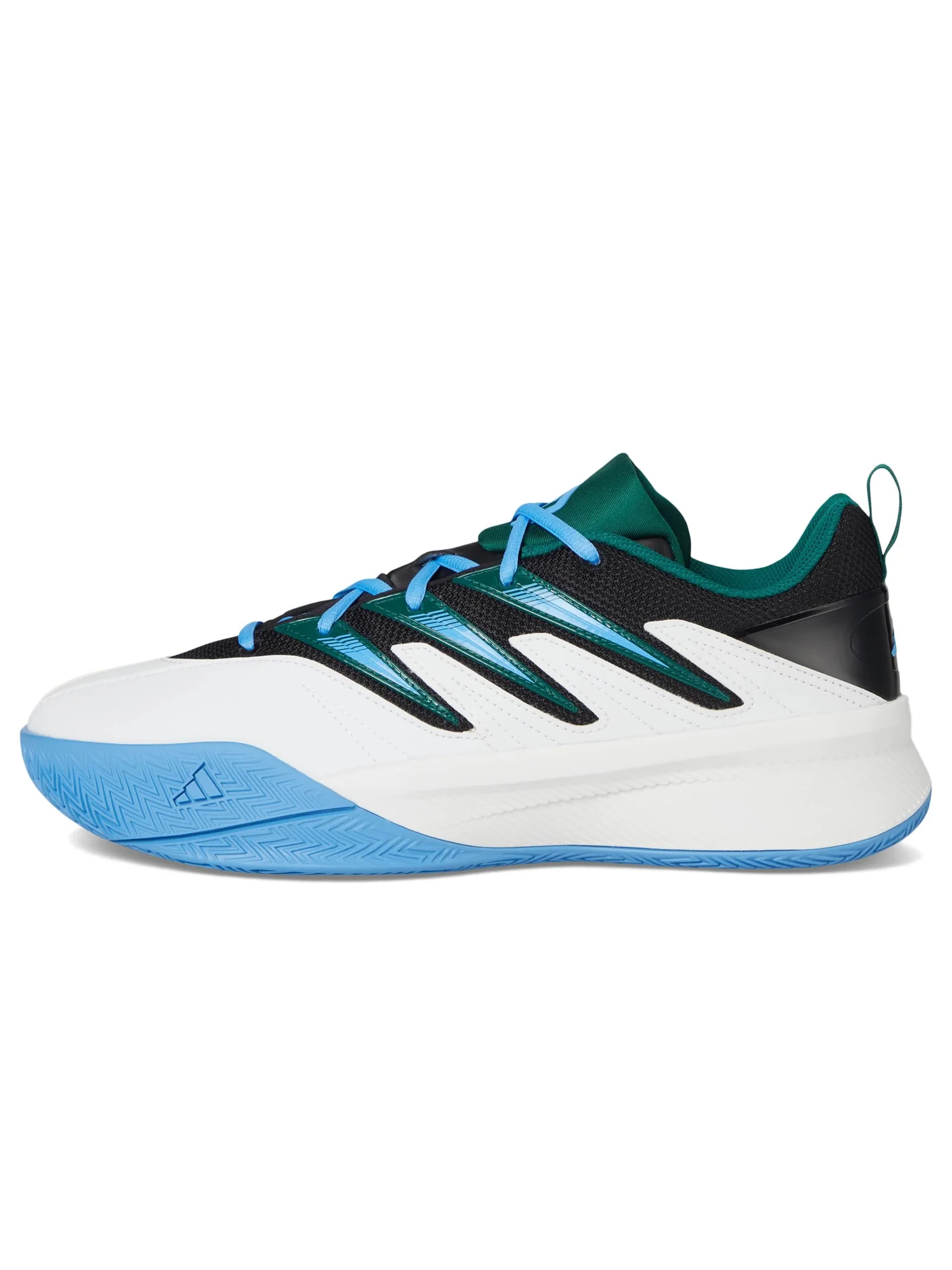 Кроссовки Unisex adidas Dame Certified 3 — изображение 4 из 7, белый/зеленый/синий