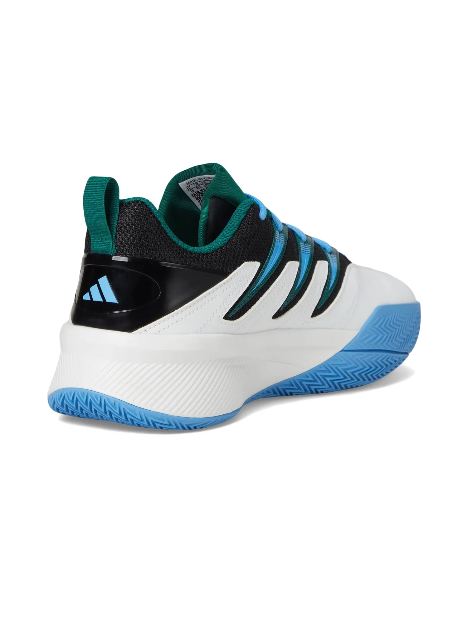 Кроссовки Unisex adidas Dame Certified 3 — изображение 5 из 7, белый/зеленый/синий