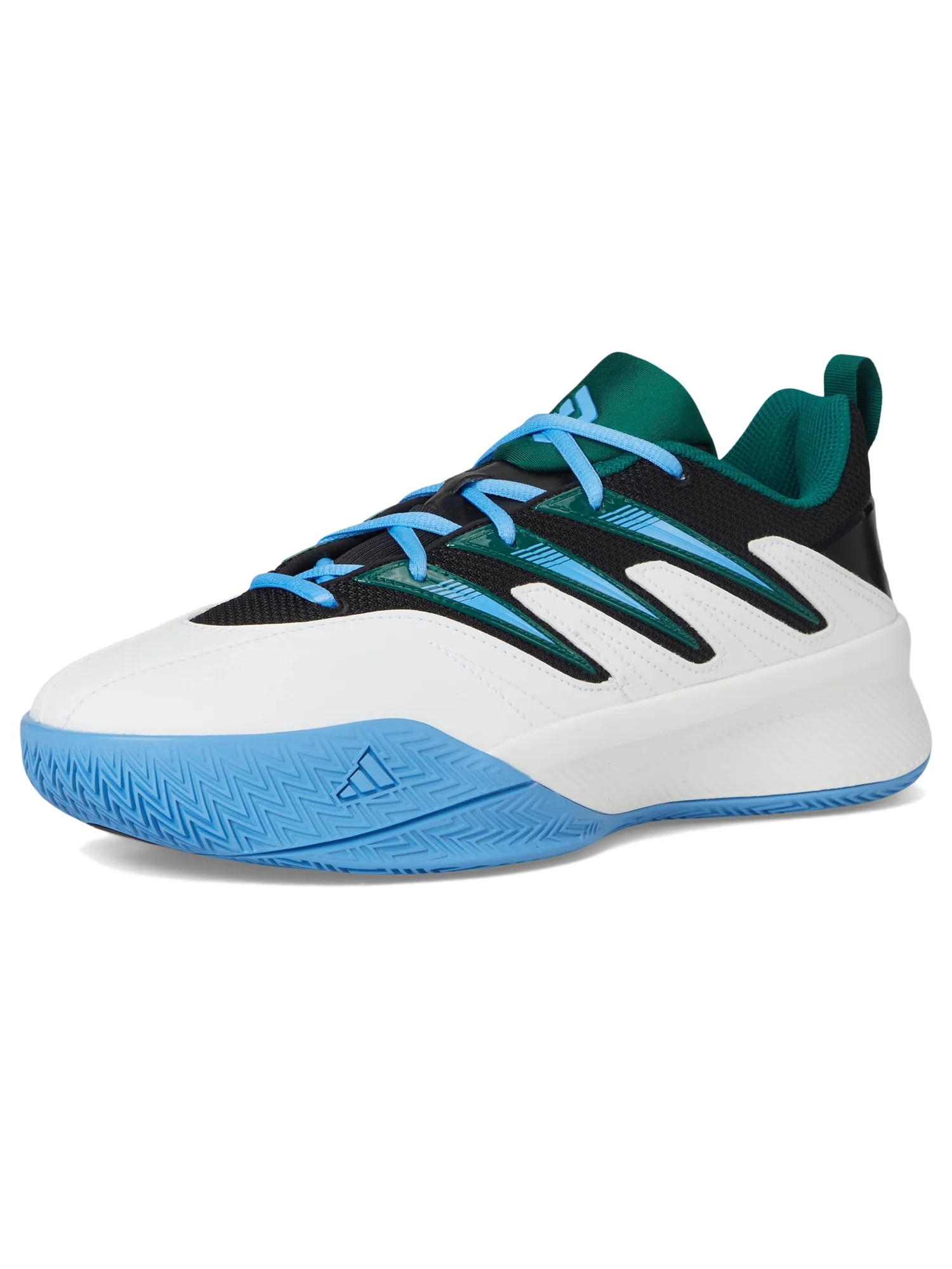 Кроссовки Unisex adidas Dame Certified 3 — изображение 7 из 7, белый/зеленый/синий